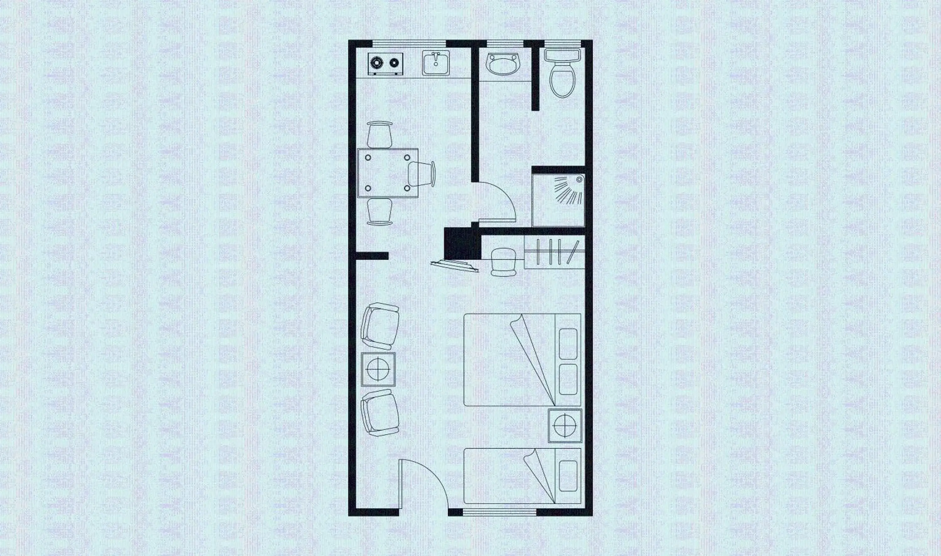 Floor Plan in Tudor Motor Lodge