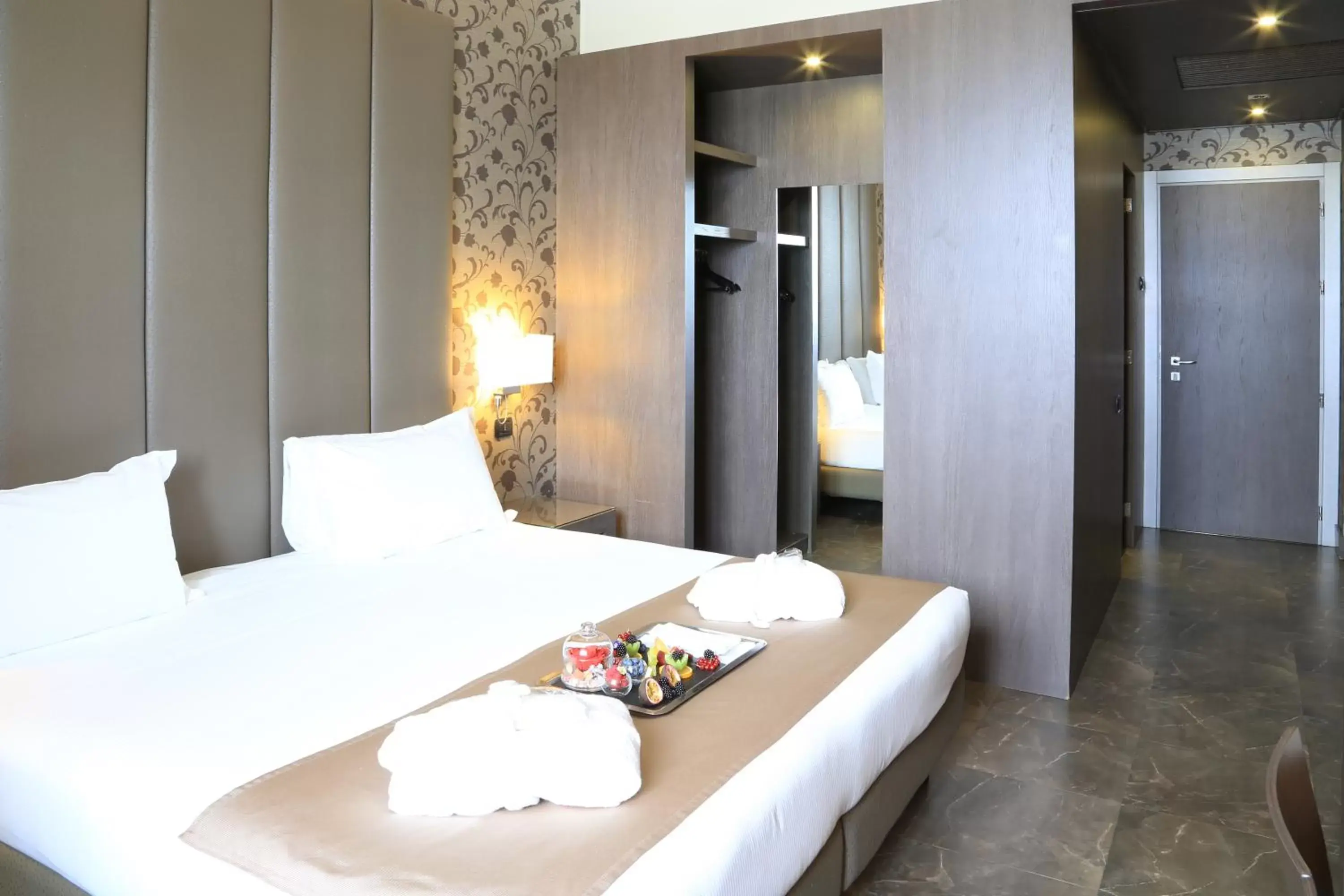 Bedroom, Bed in Klima Hotel Milano Fiere
