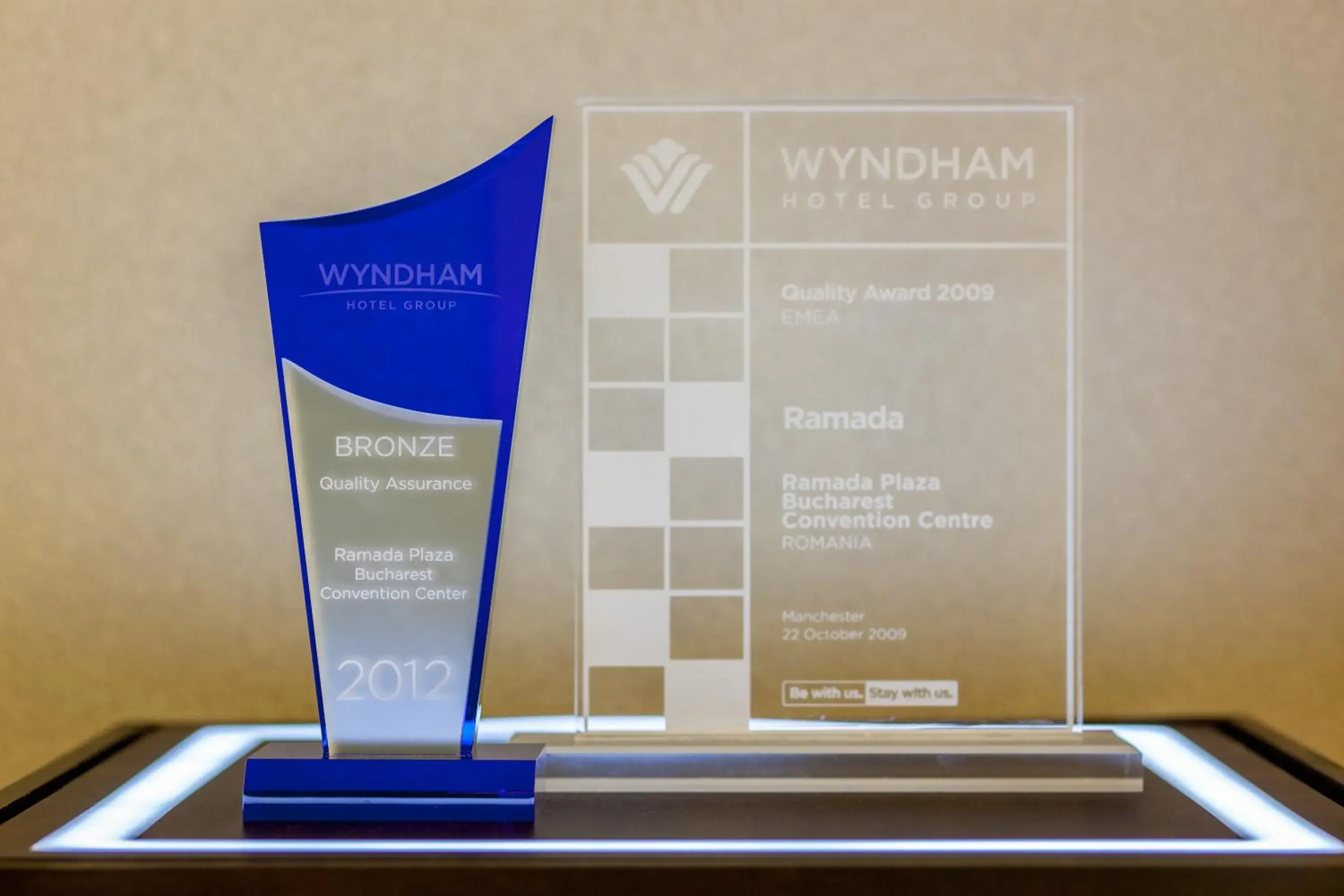 Certificate/Award in Ramada Plaza by Wyndham Bucharest Convention Center