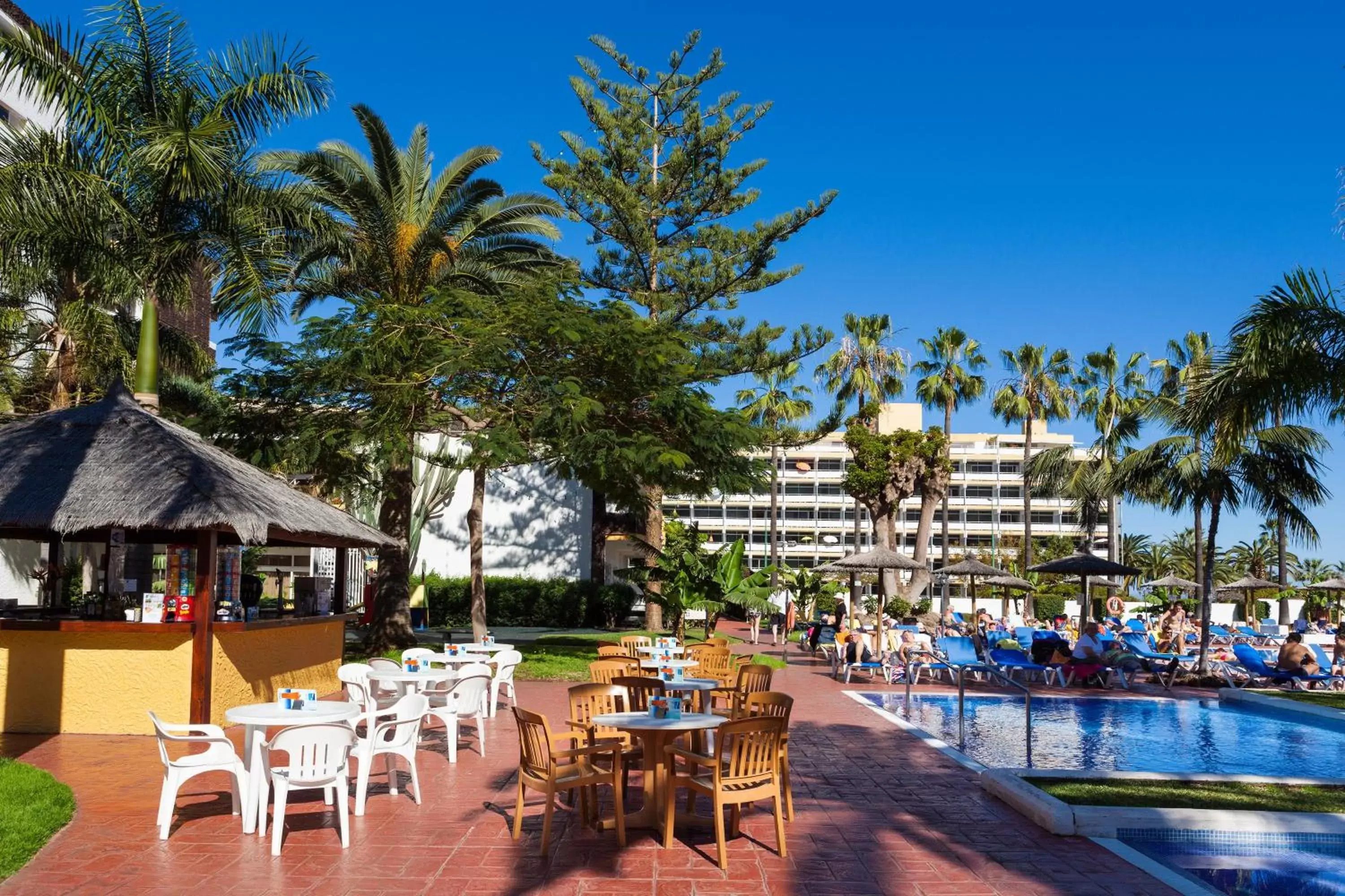 Balcony/Terrace, Restaurant/Places to Eat in Complejo Blue Sea Puerto Resort compuesto por Hotel Canarife y Bonanza Palace