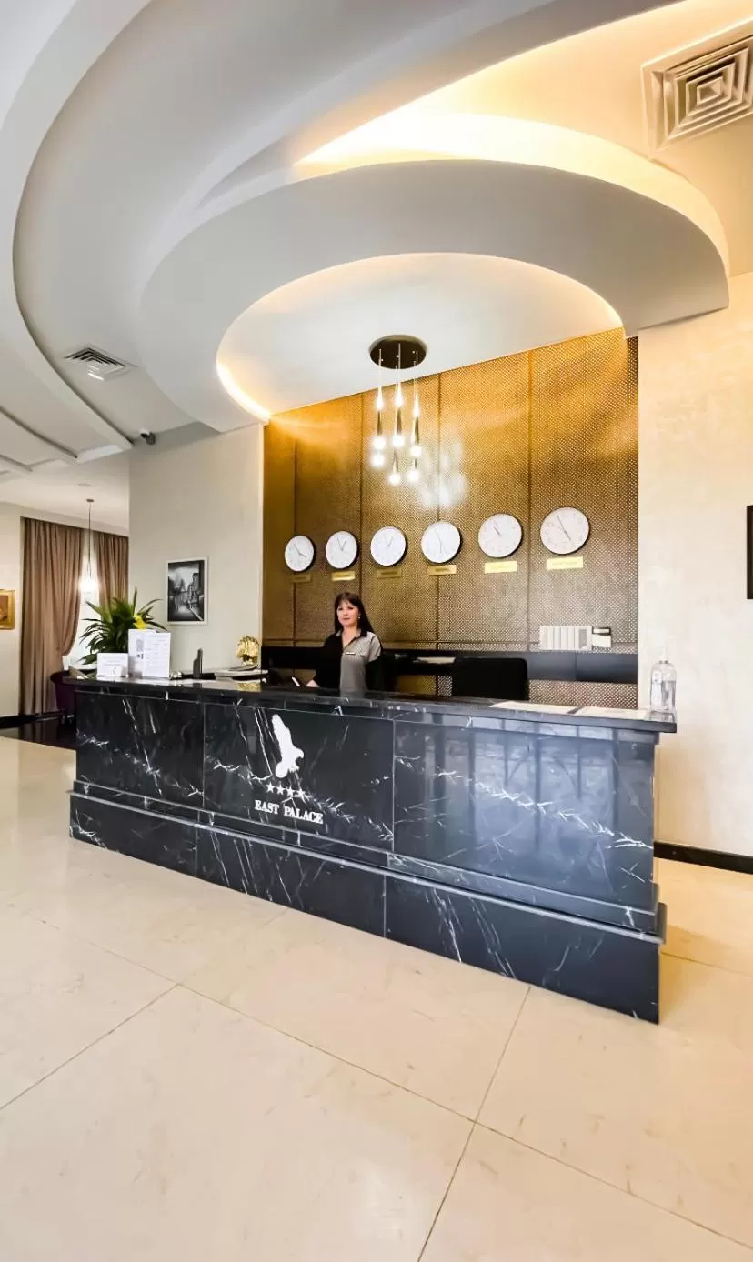 Staff in East Palace Hotel