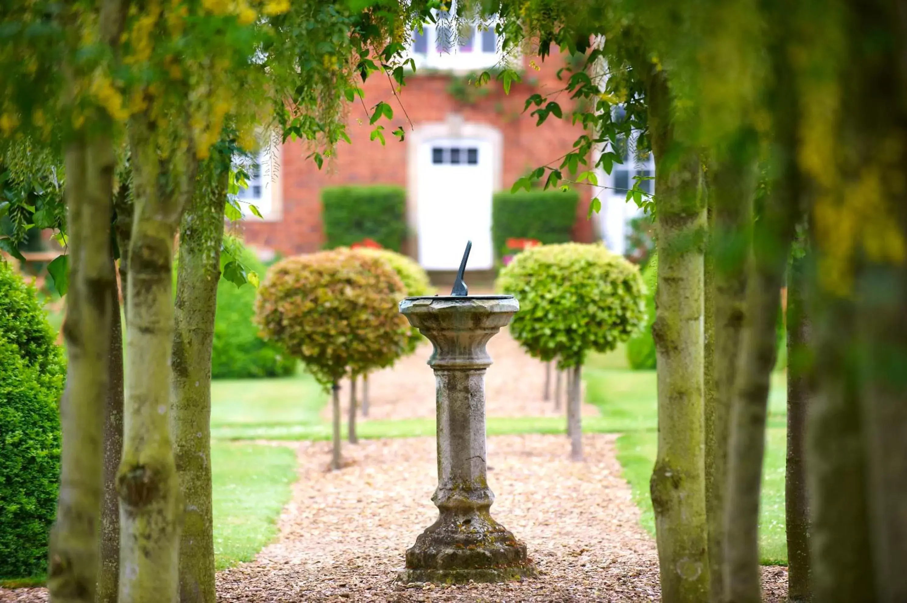 Facade/entrance in Chicheley Hall