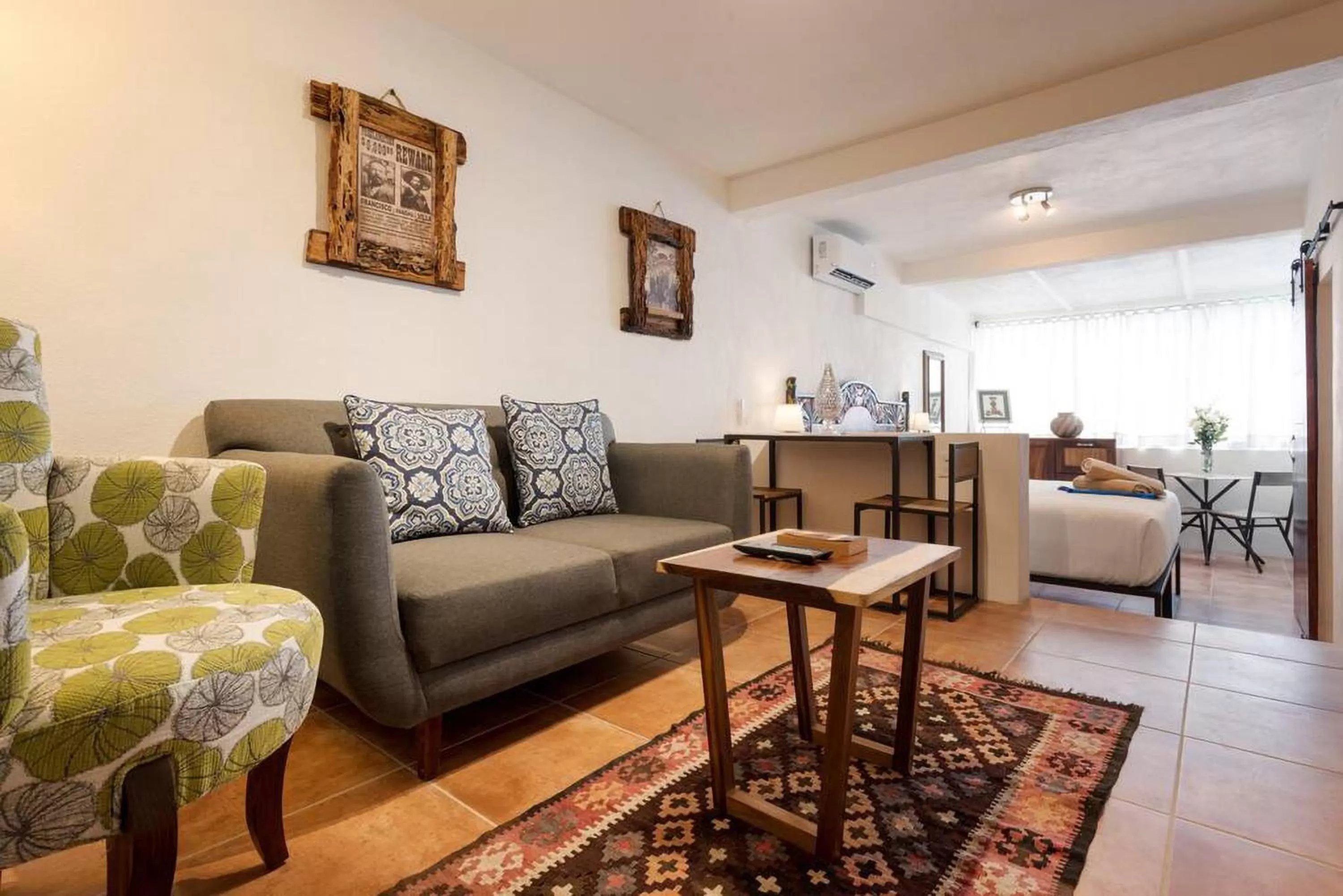 Seating area in ZonaZ Boutique Hotel