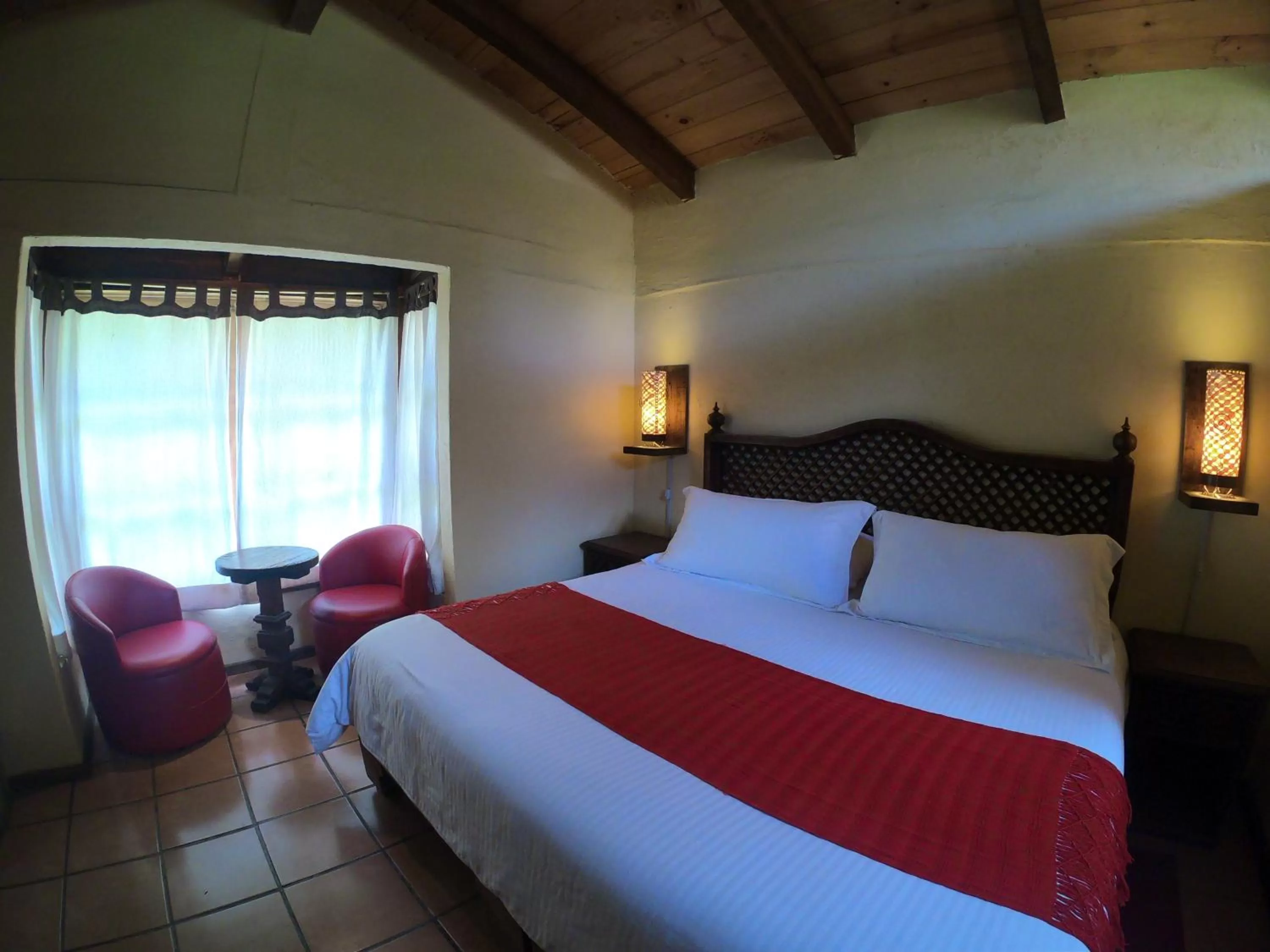 Bed in Cabañas La Cascada