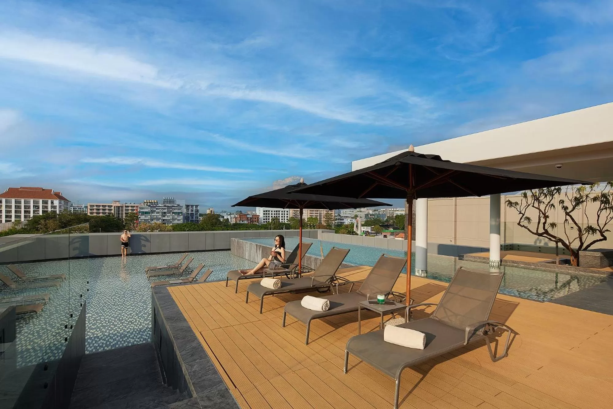 Swimming pool in Travelodge Nimman