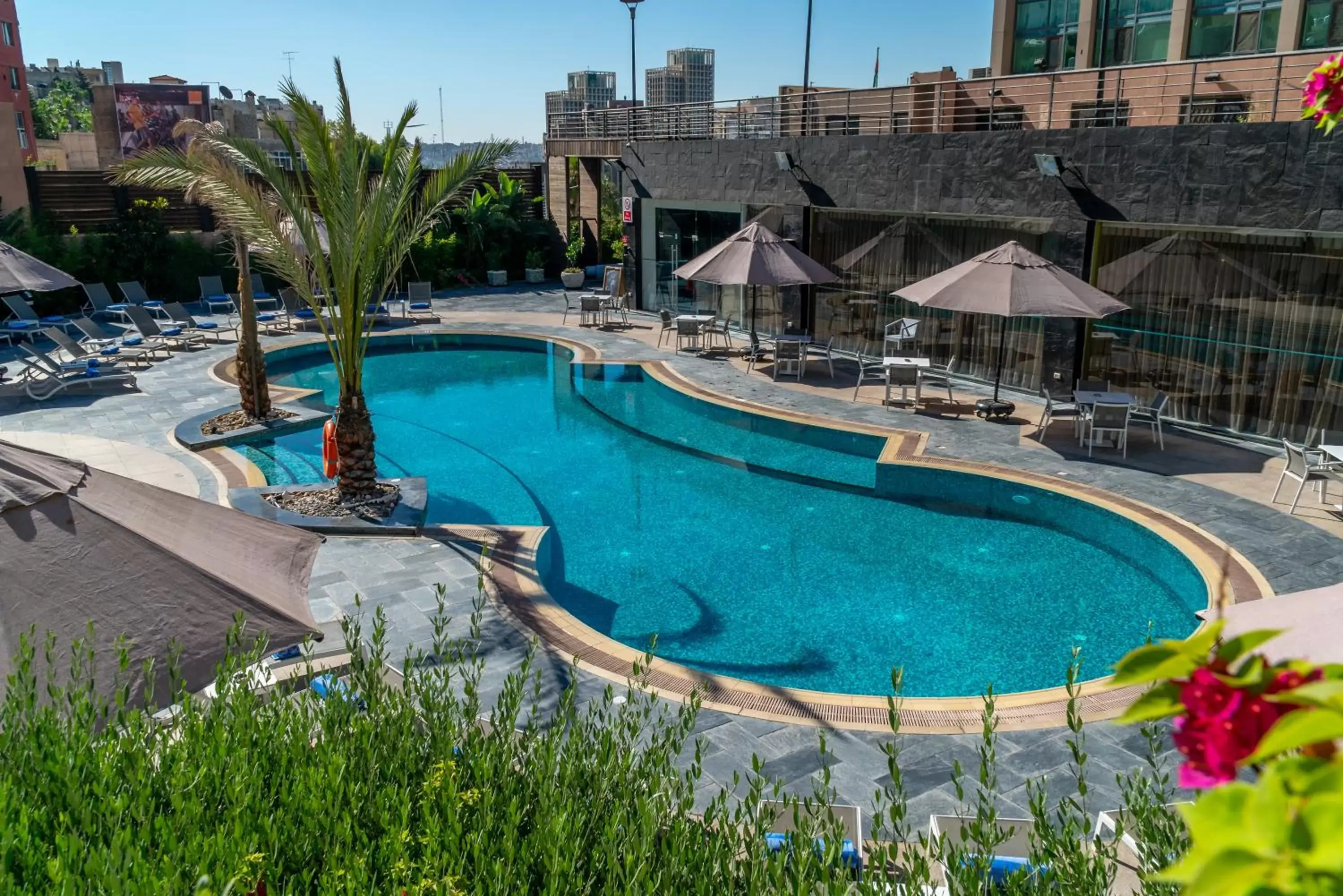 Swimming pool, Pool View in Landmark Amman Hotel & Conference Center