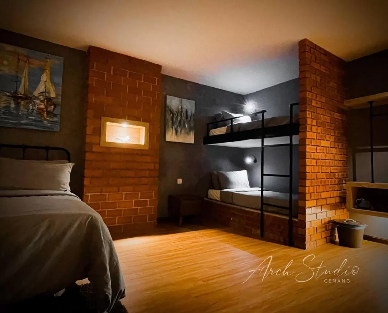 Bed in Arch Studio Cenang