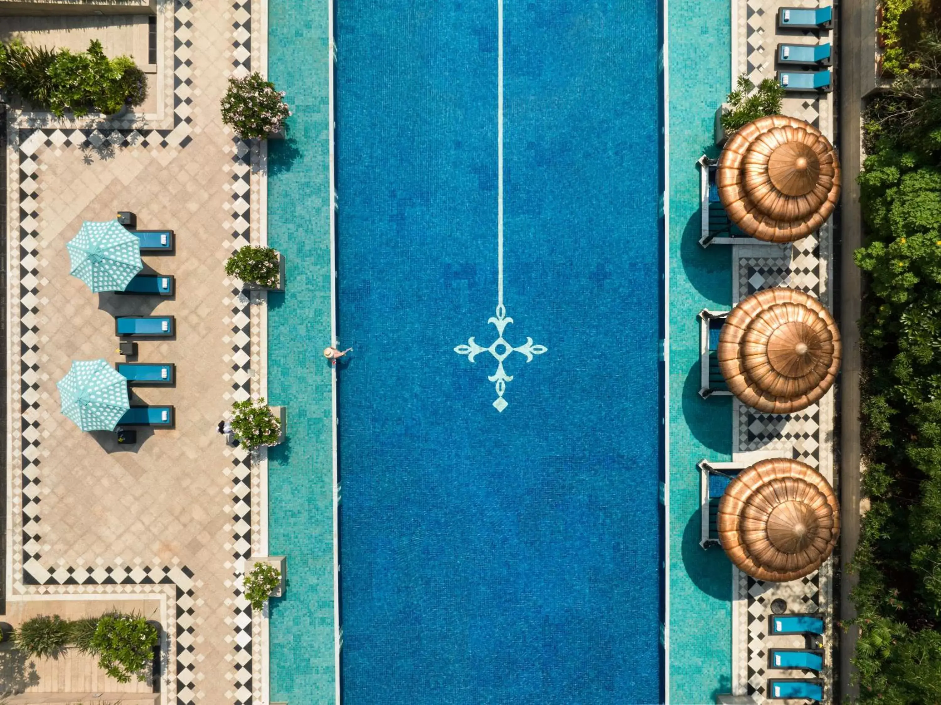 Swimming pool, Pool View in Taj Krishna