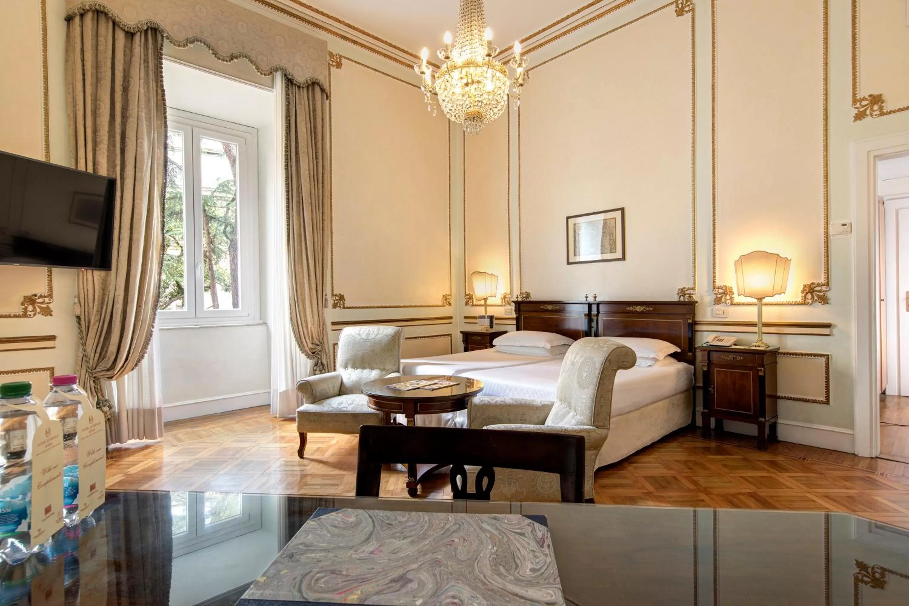 Bedroom in Hotel Quirinale