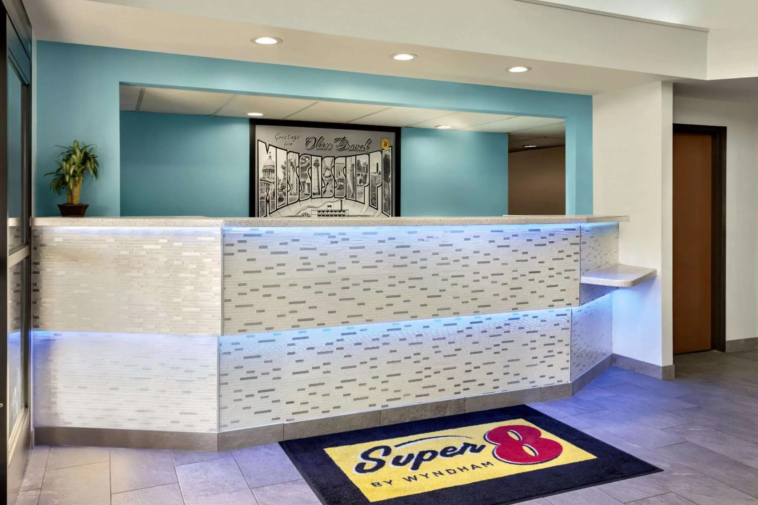 Lobby or reception in Super 8 by Wyndham Olive Branch Lobby or reception in Super 8 by Wyndham Olive Branch