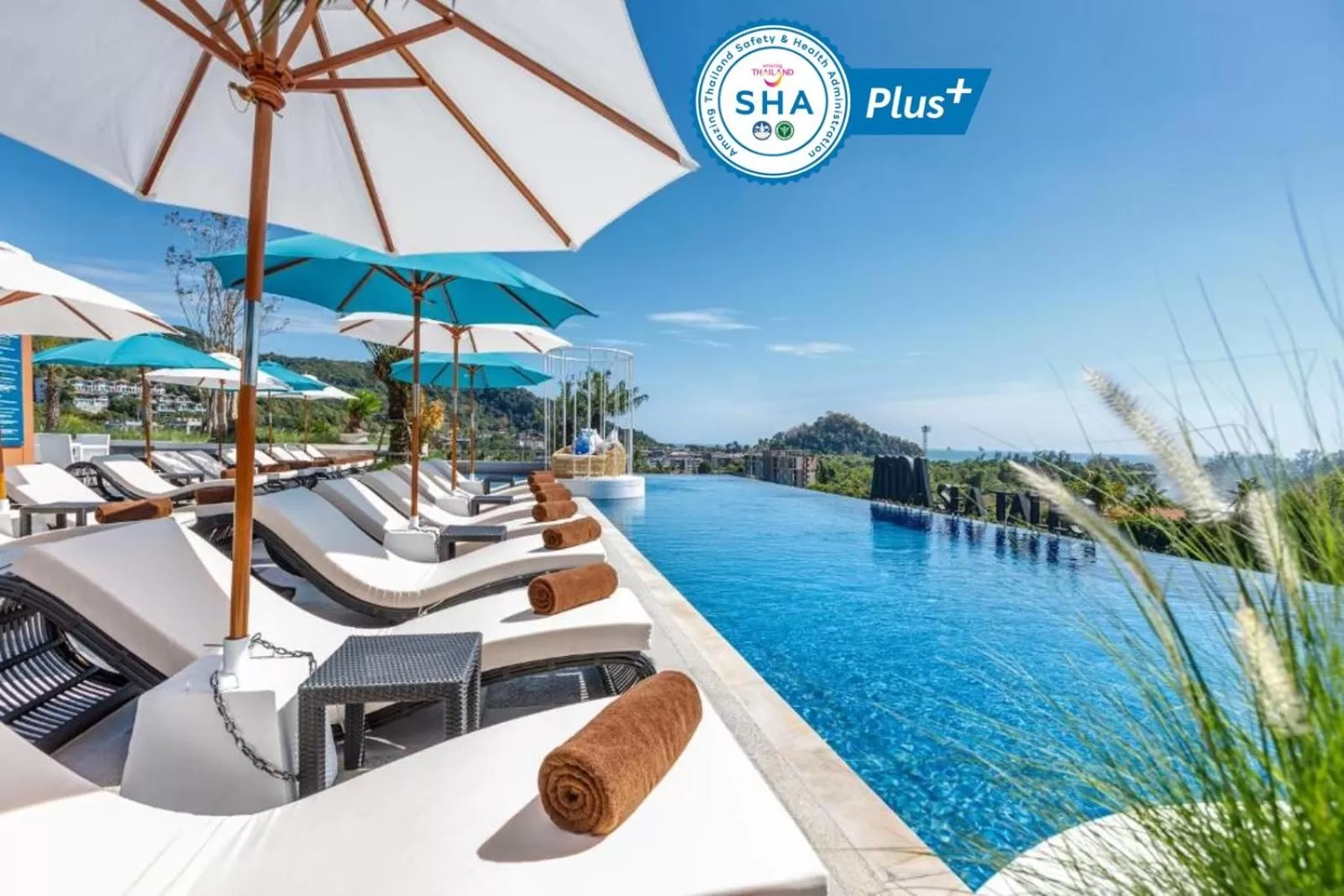 Swimming pool in Anda Sea Tales Resort-SHA Plus