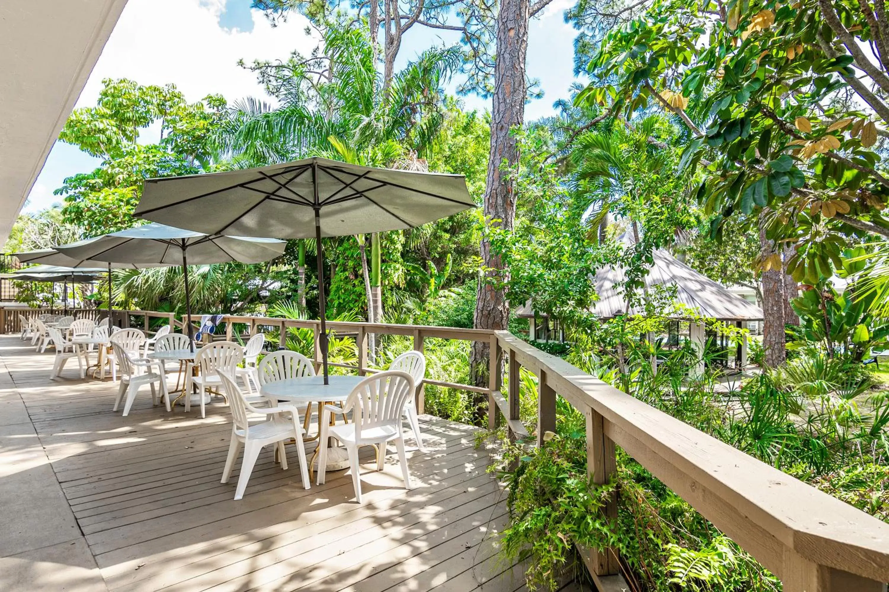 Garden view in The Fairways Inn of Naples