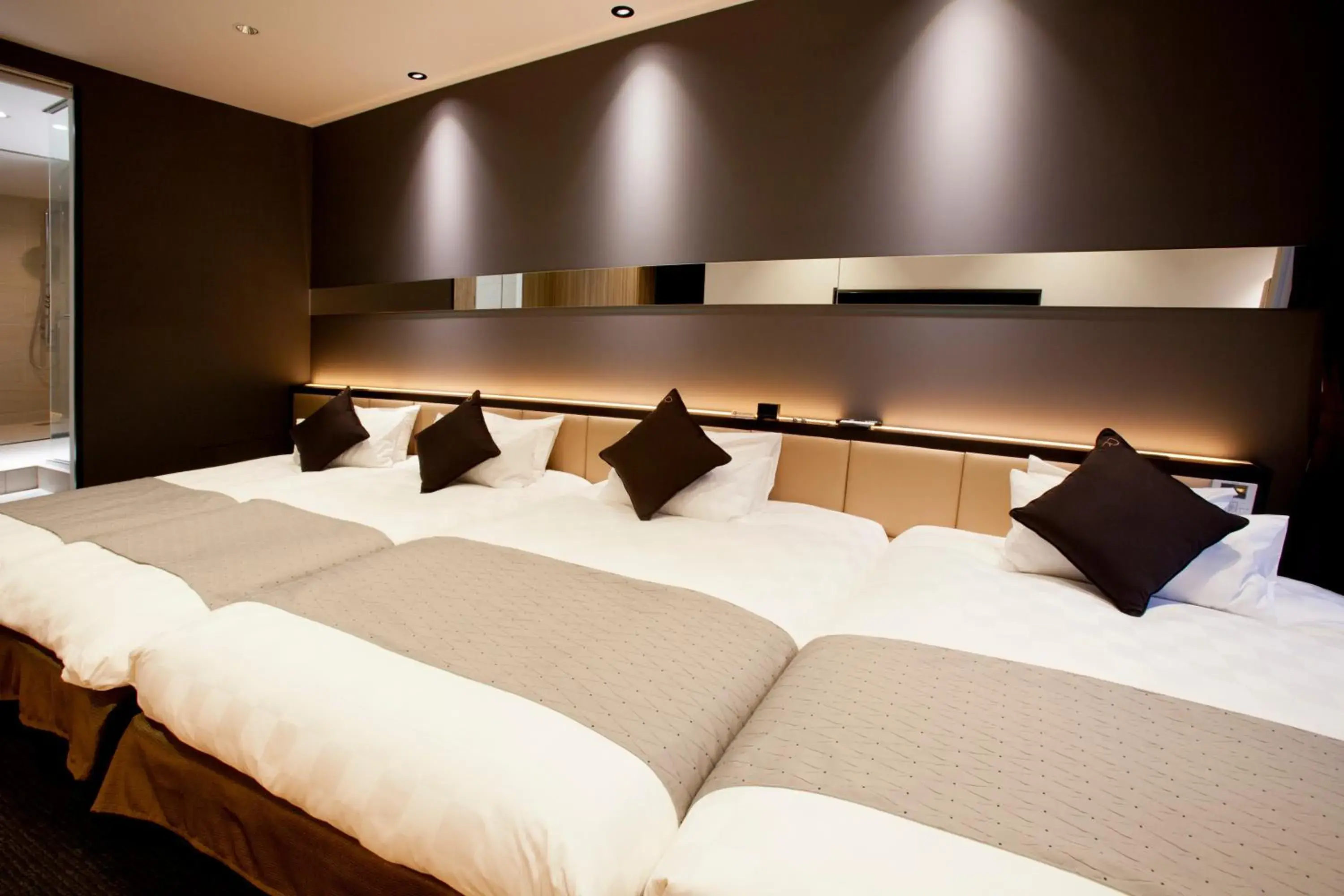 Bed in Hotel Risveglio Akasaka