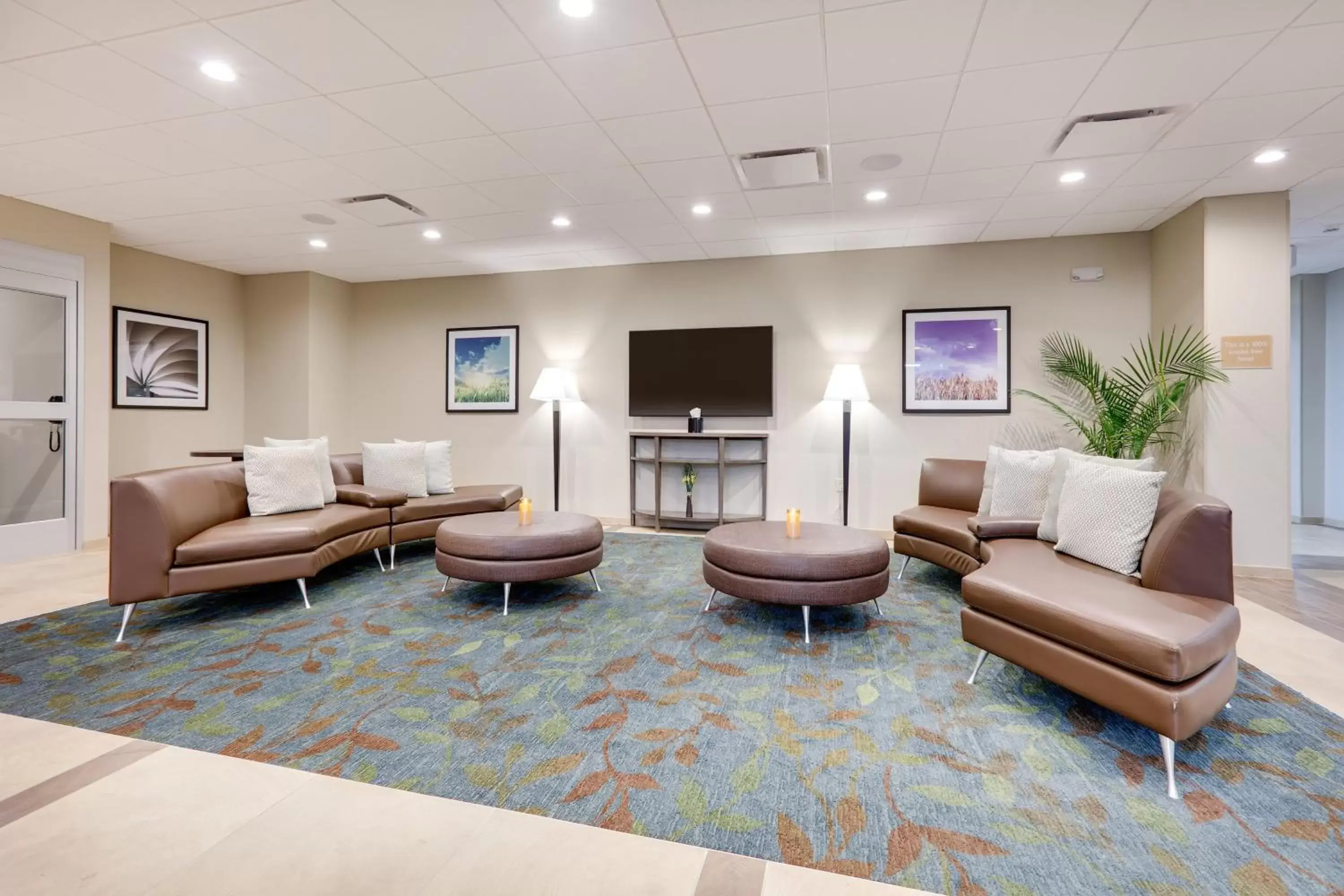 Property building, Seating Area in Candlewood Suites - Farmers Branch, an IHG Hotel