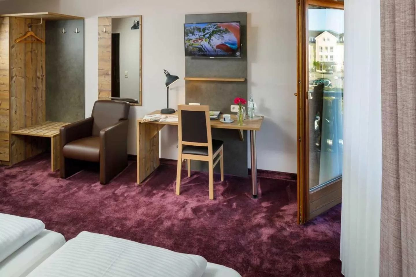 TV and multimedia, Bed in Hotel Pockinger Hof