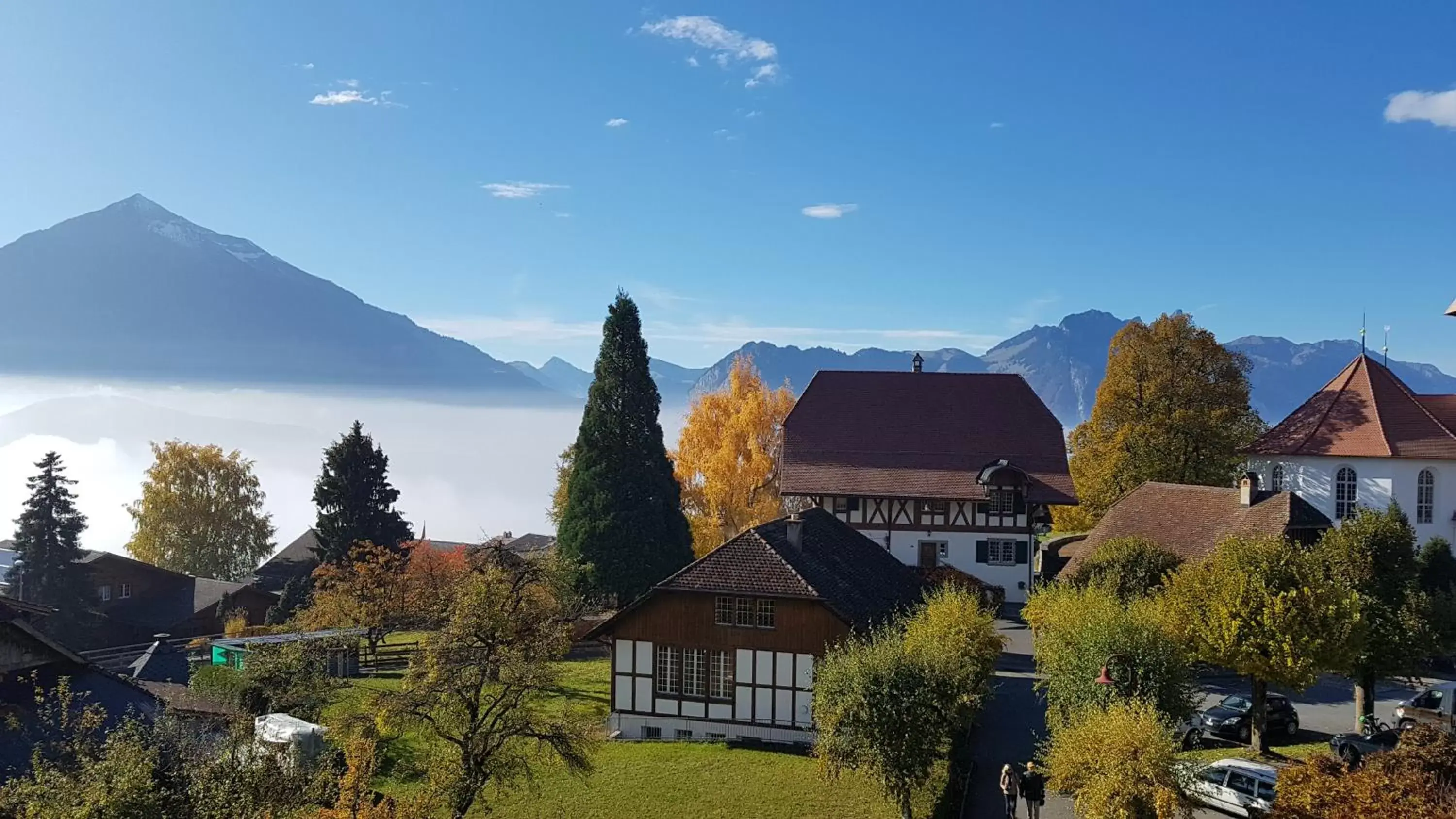 Lake view in Hotel Bären Sigriswil