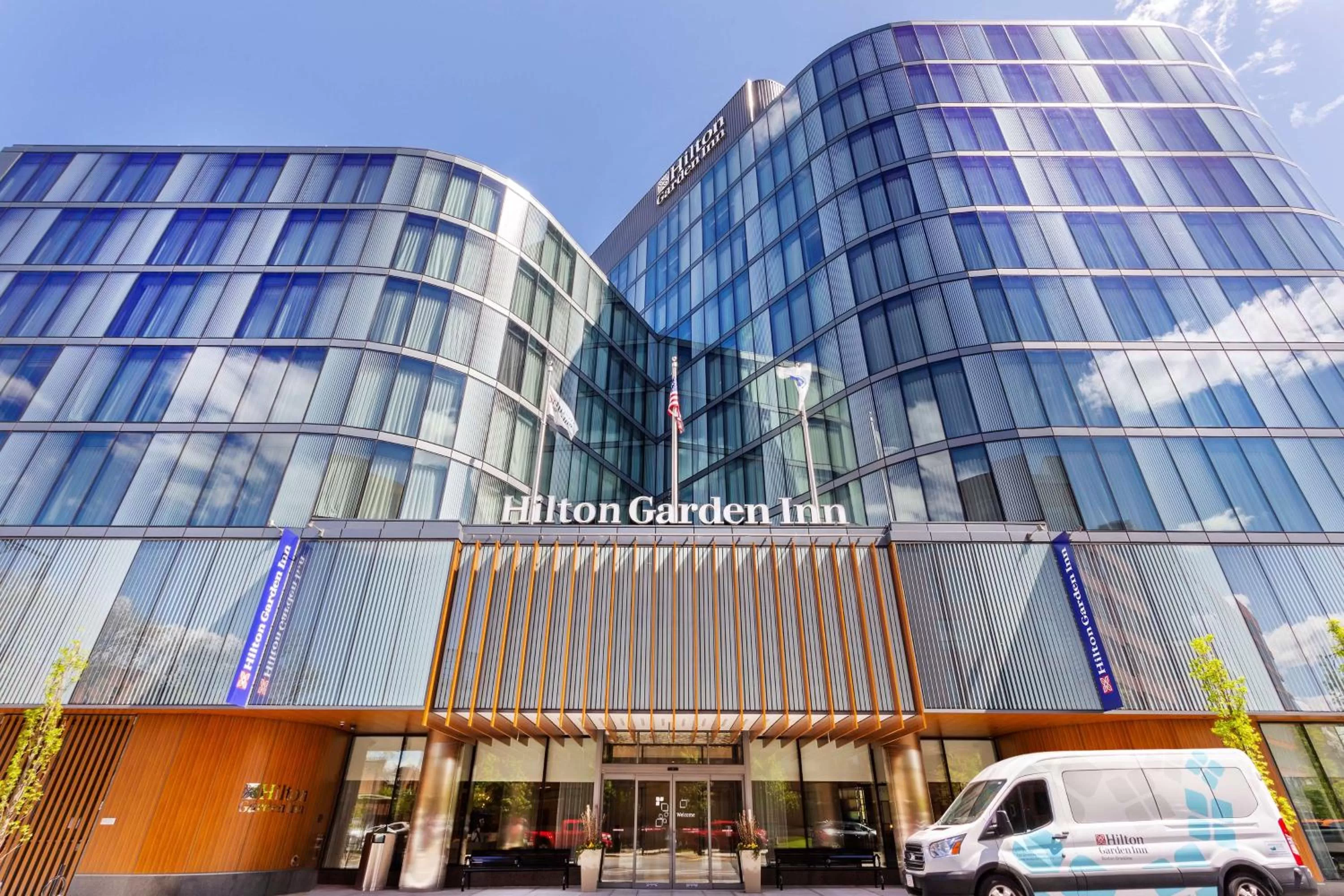 Property building in Hilton Garden Inn Boston Brookline, Ma