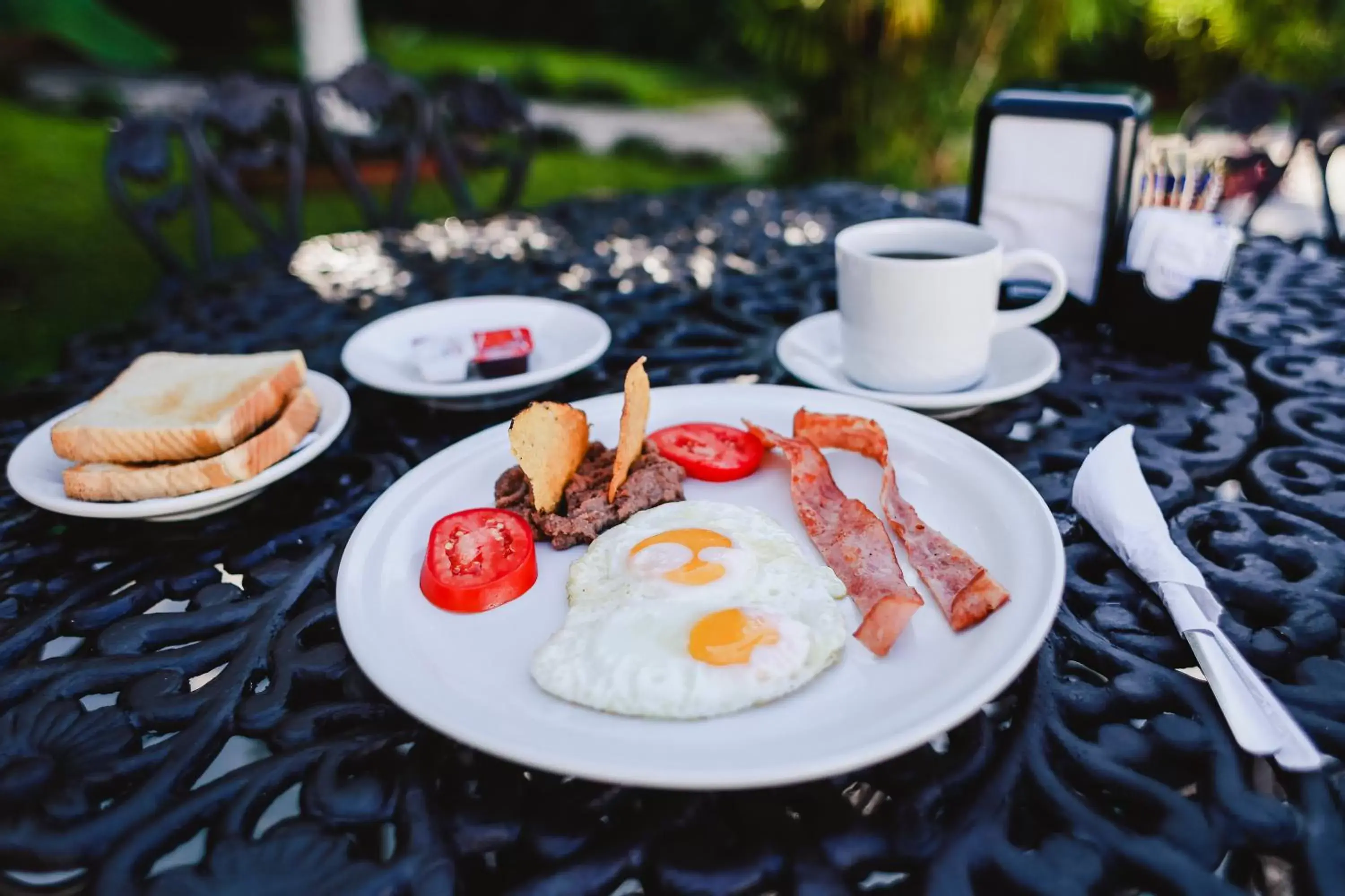 American breakfast in Hotel Colon Merida