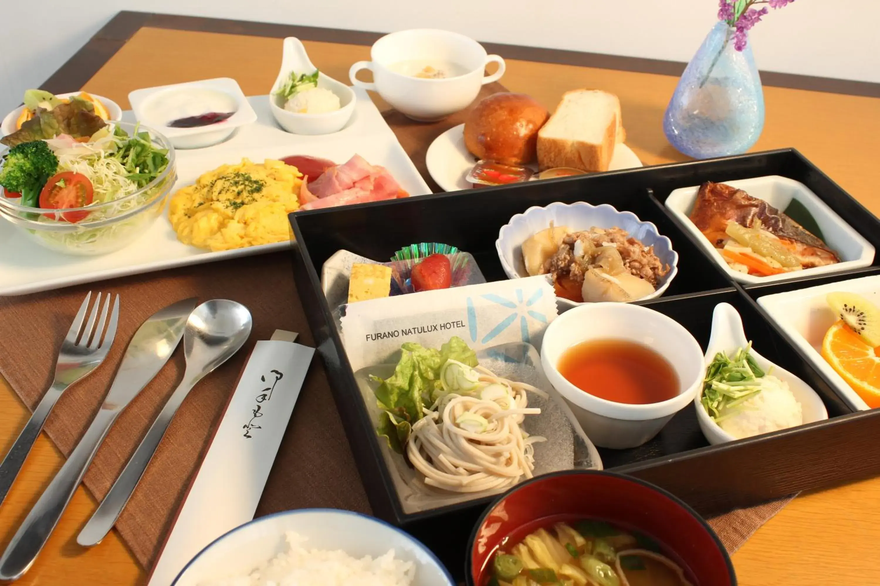 Food in Furano Natulux Hotel