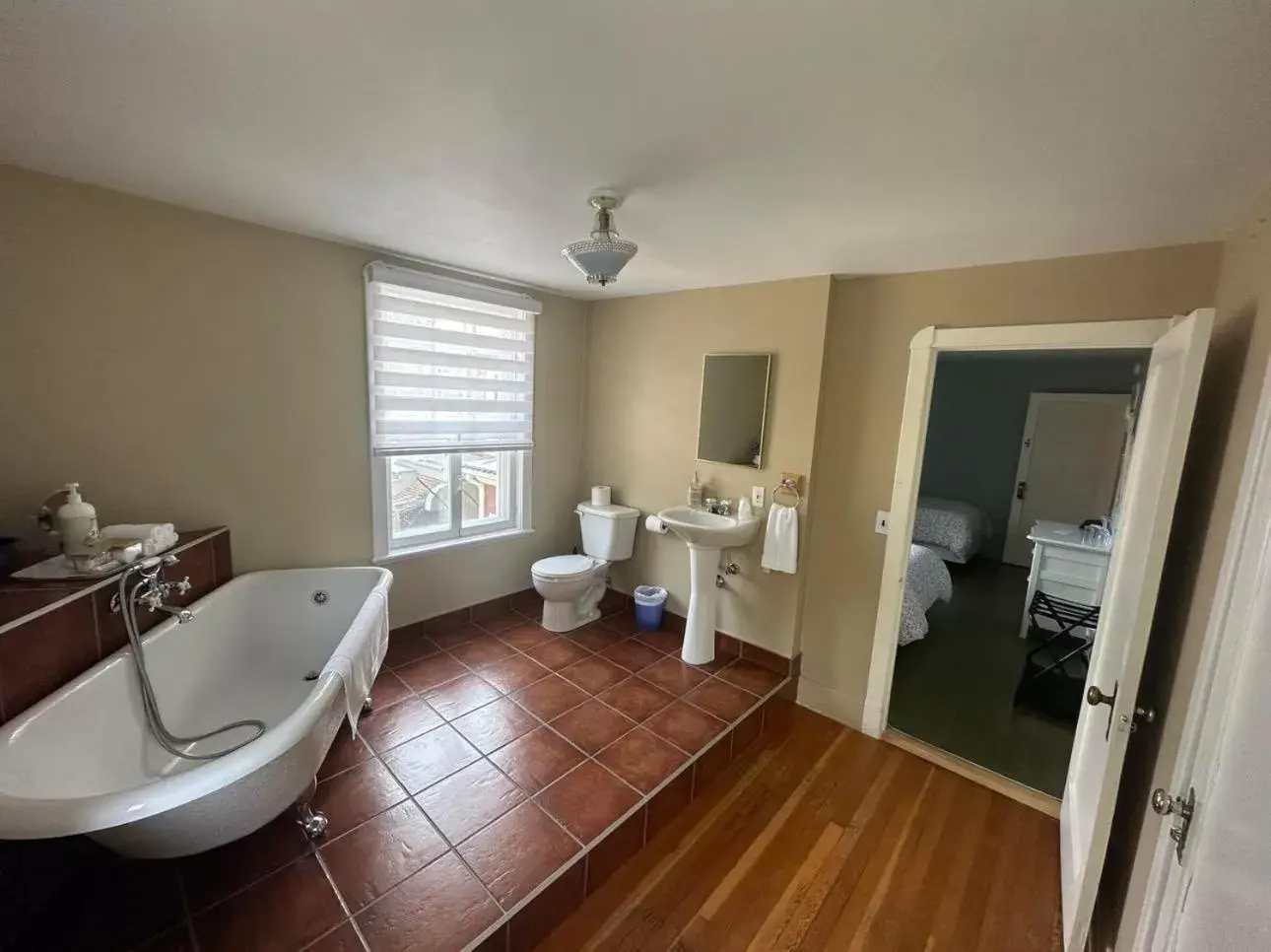 Bathroom in Hôtel Le Rustique