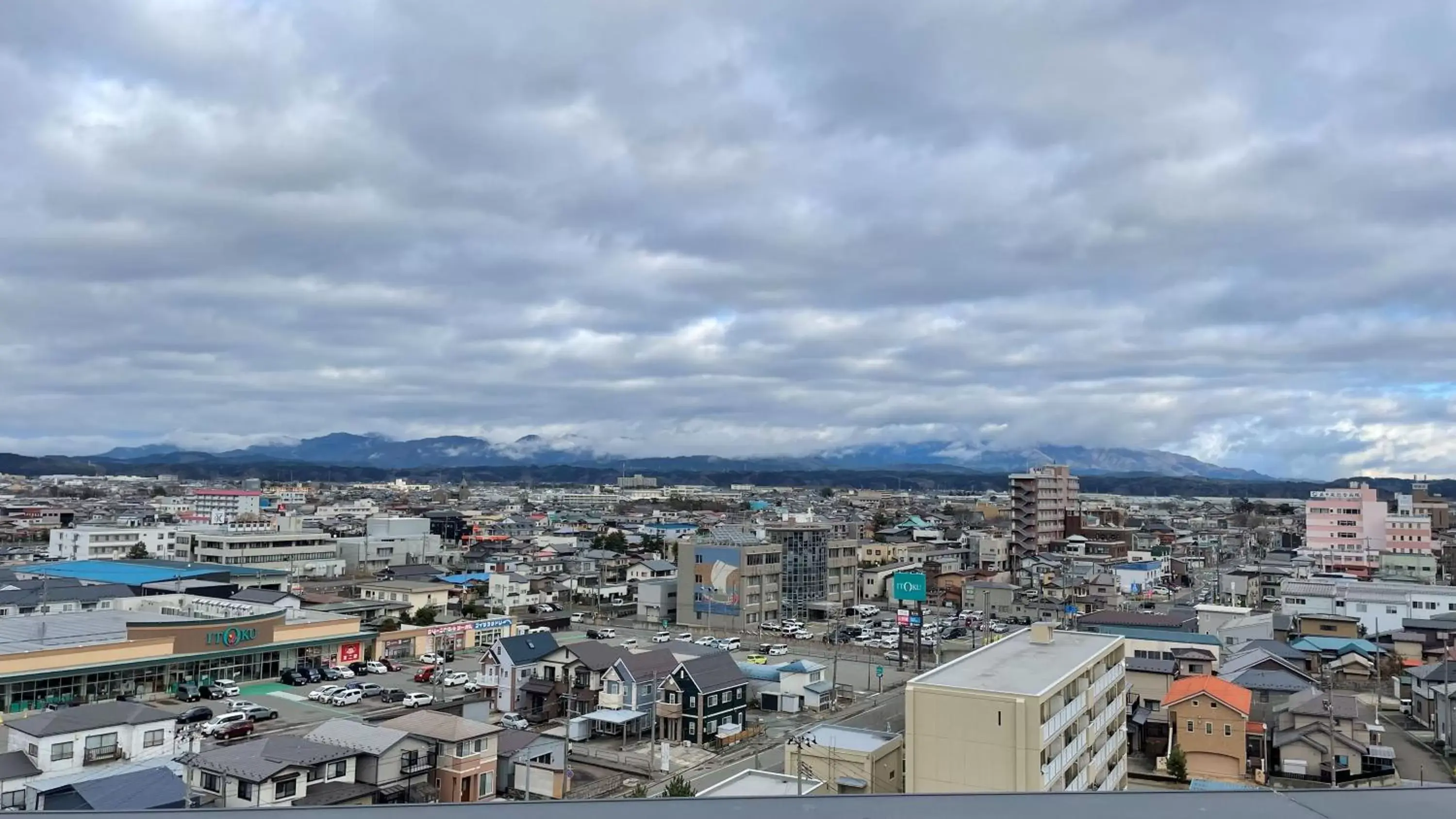 View (from property/room), Bird's-eye View in Hotel Route-Inn Akita Tsuchizaki