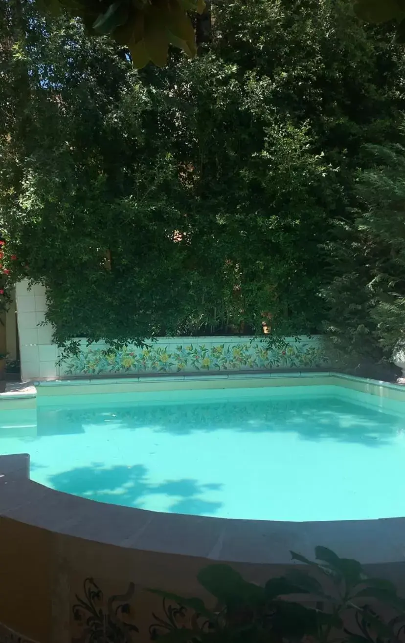 Garden, Swimming Pool in Palazzo Cherubini - Wellness e Spa