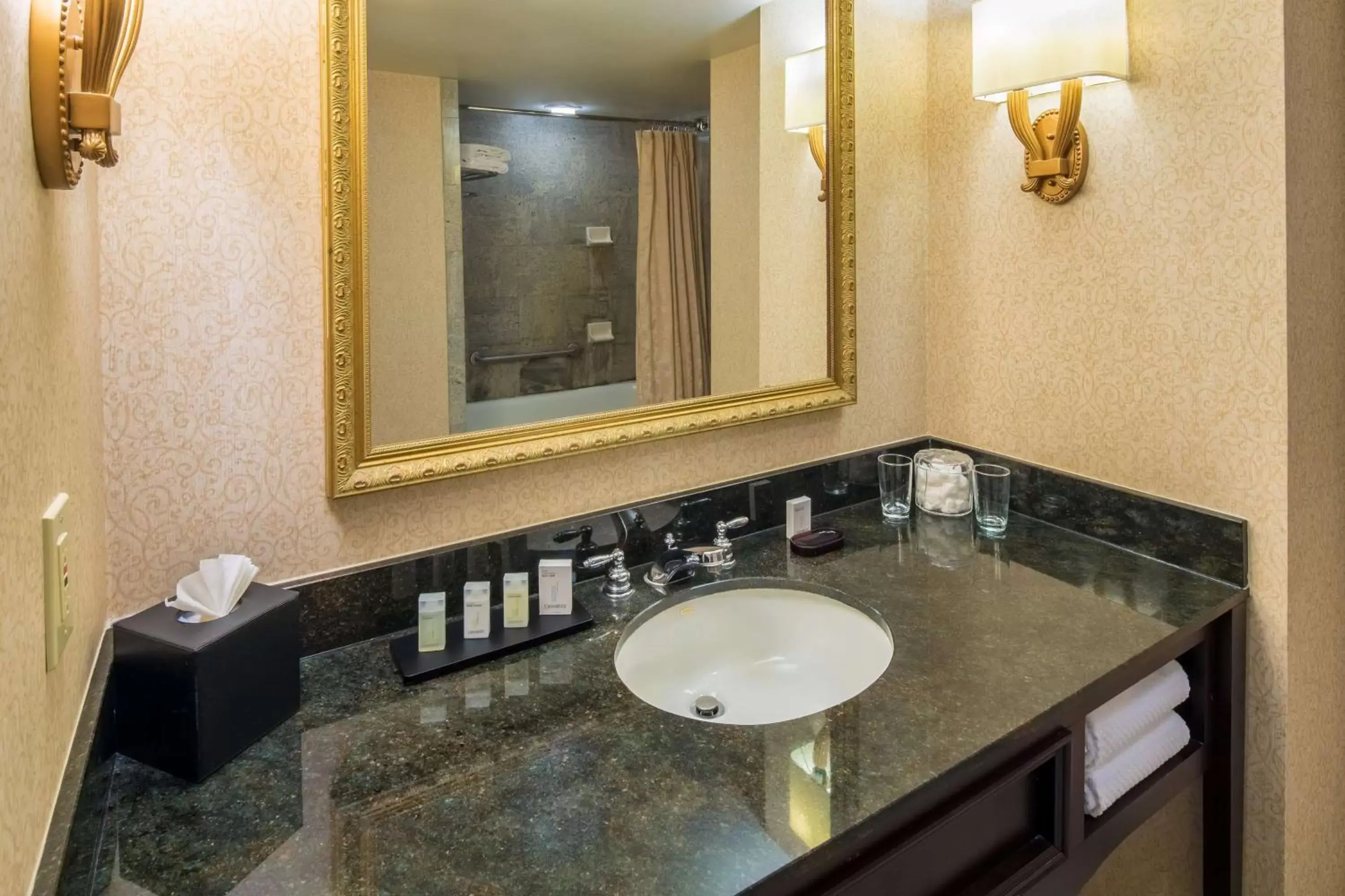 Bathroom in Embassy Suites by Hilton Portland Downtown Bathroom in Embassy Suites by Hilton Portland Downtown