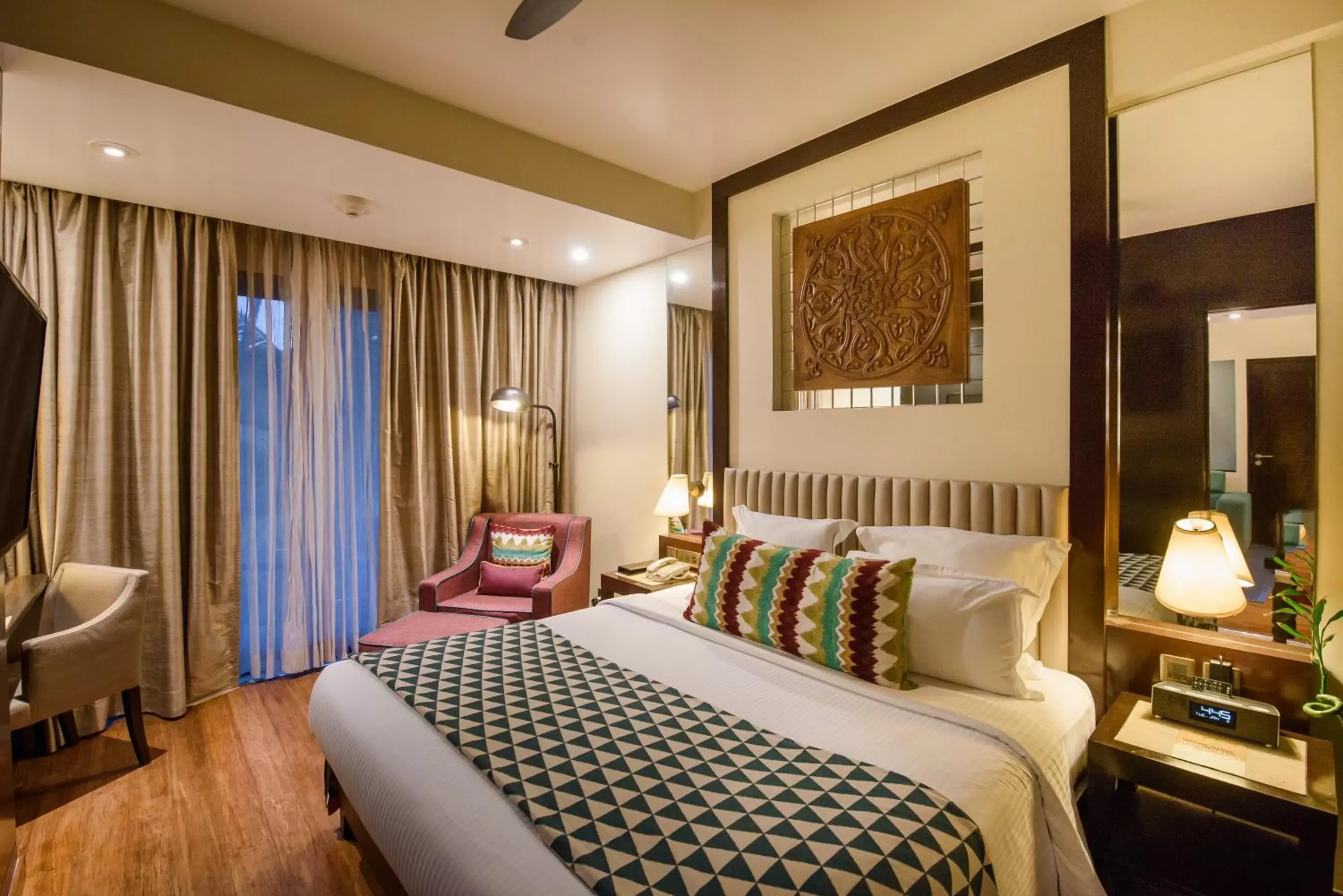 Bedroom, Bed in Novotel Goa Resort & Spa