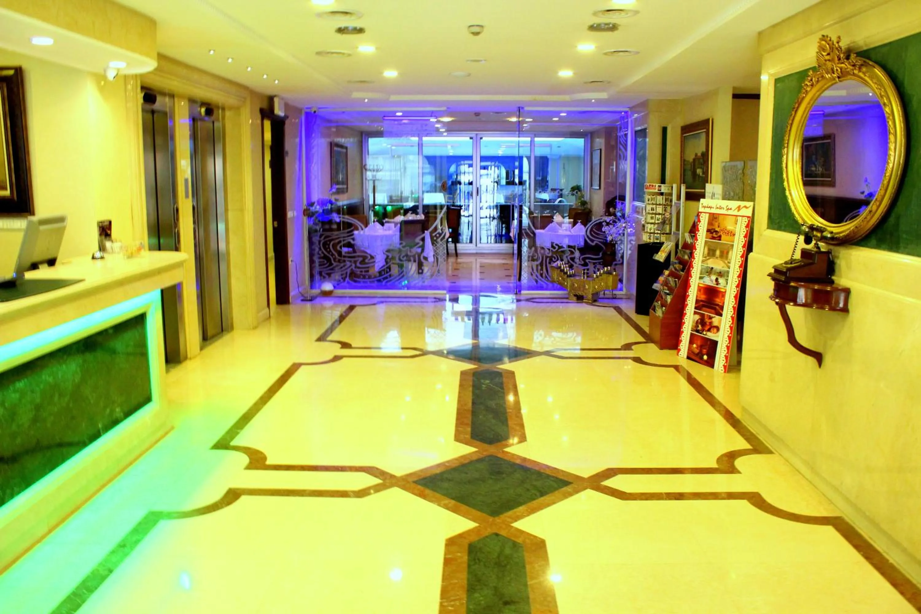 Decorative detail in Topkapi Inter Istanbul Hotel