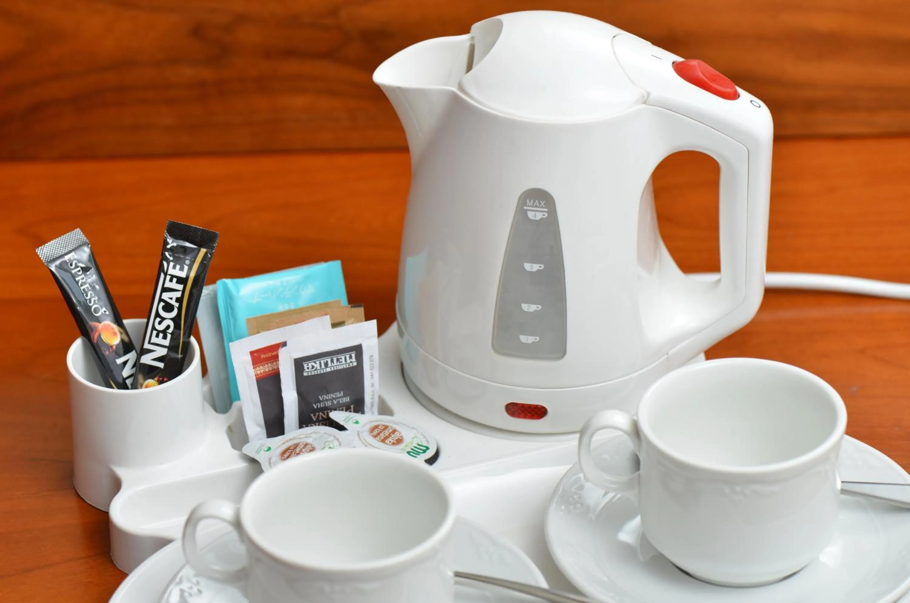 Coffee/tea facilities in Hotel Lovec