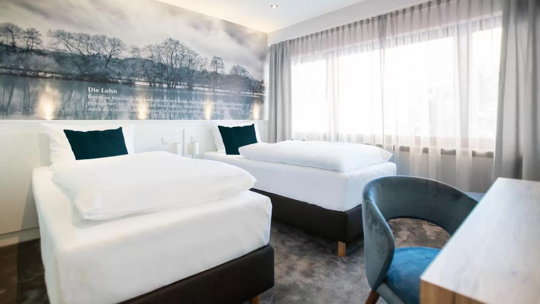 Bed in Hotel Huss Limburg