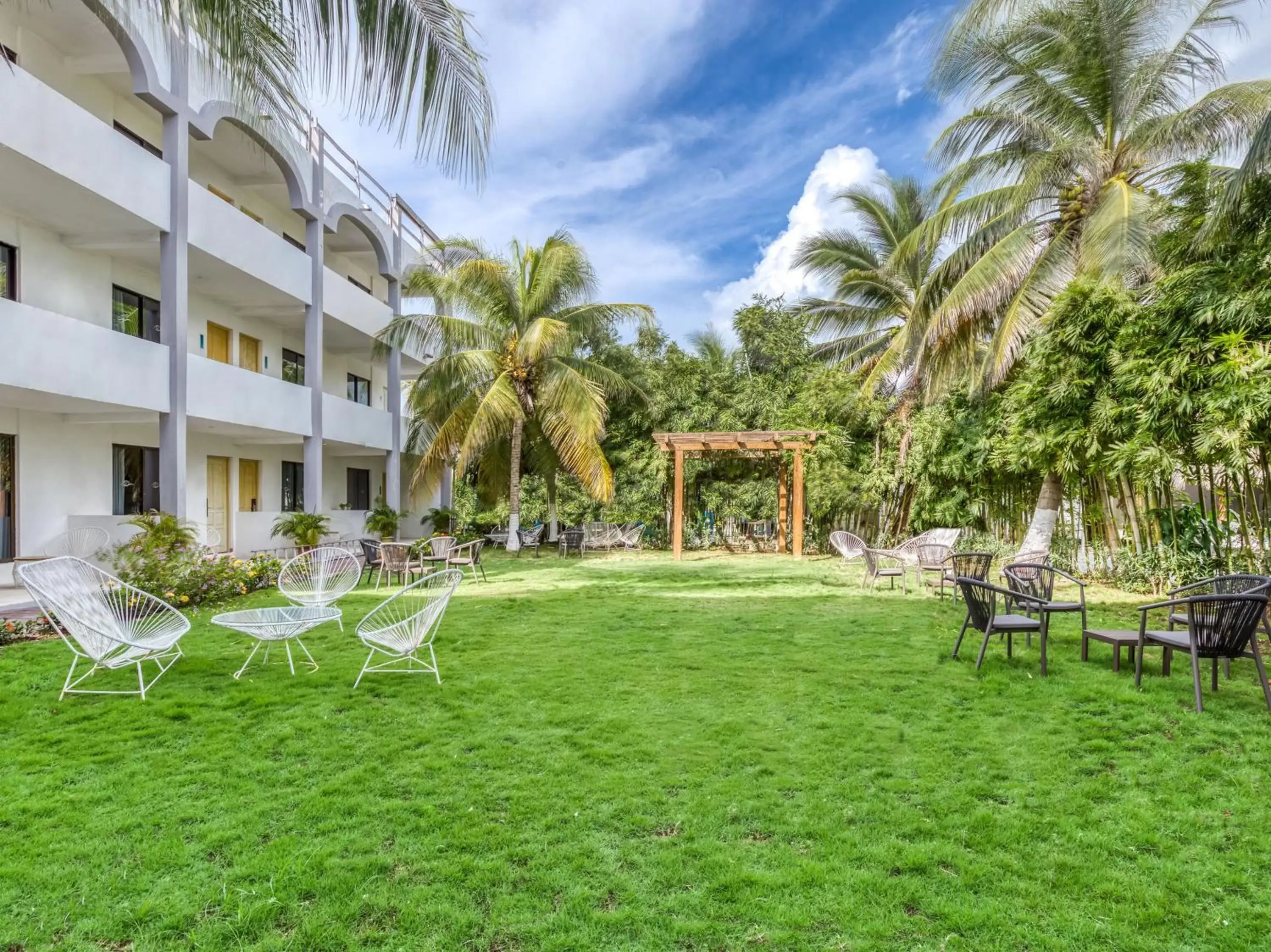 Garden, Property Building in Hotel Ojo De Agua