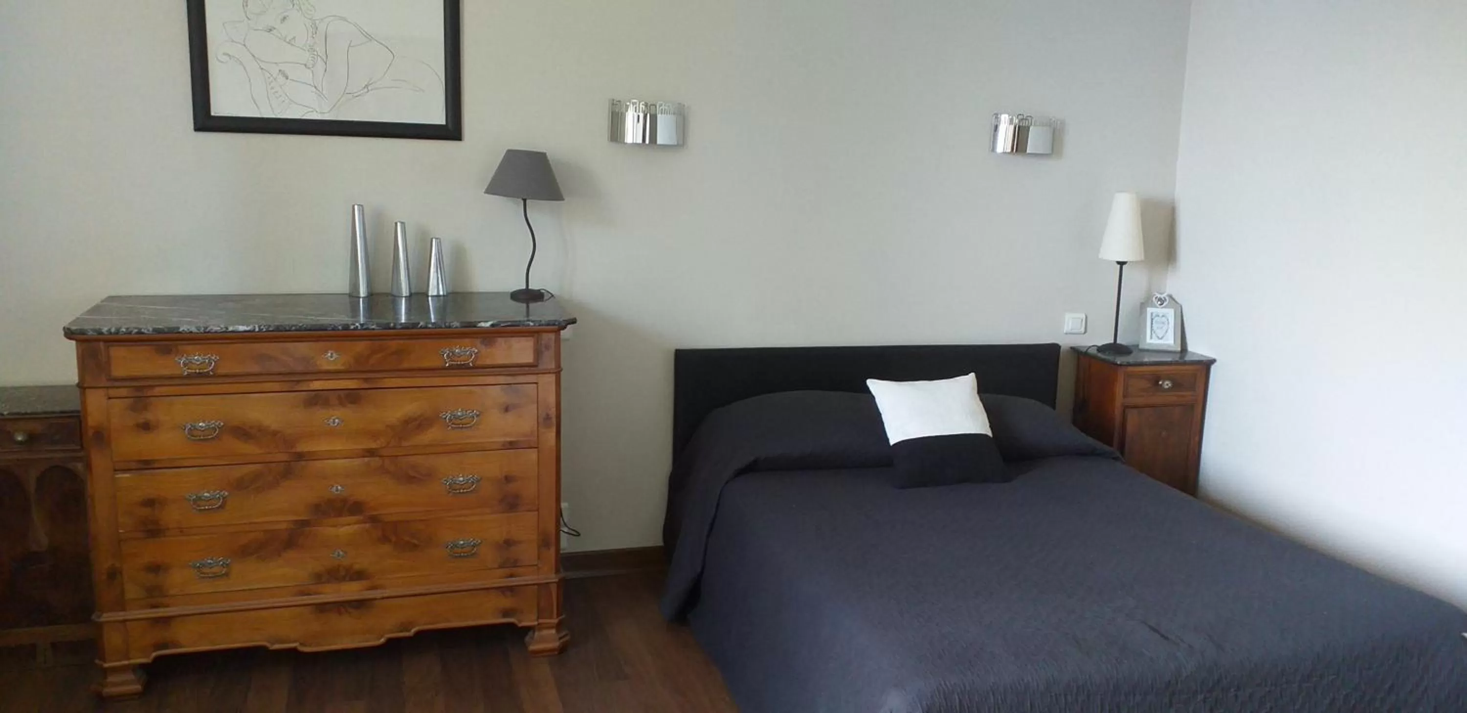 Bed in Chateau De La Moriniere