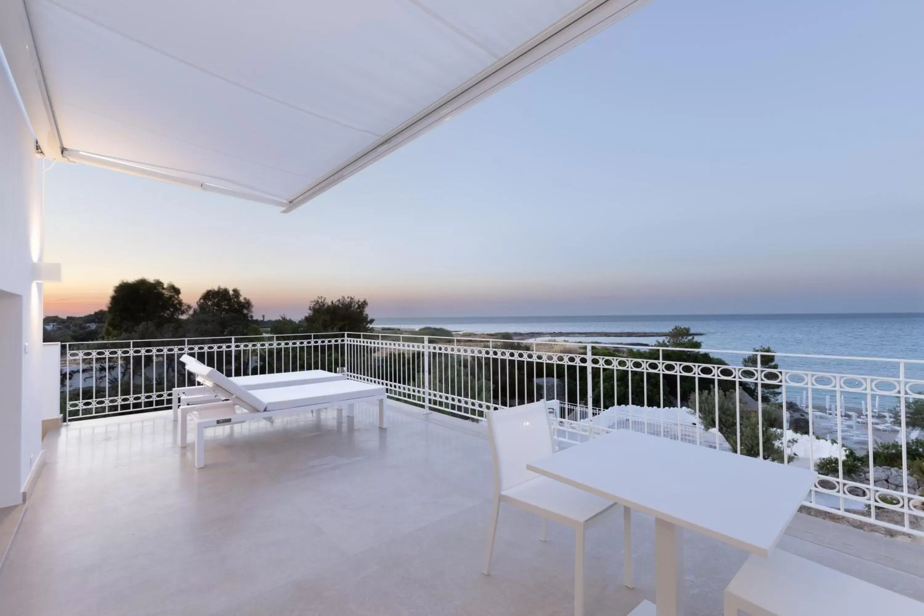 Balcony/Terrace in Grotta Palazzese Beach Hotel