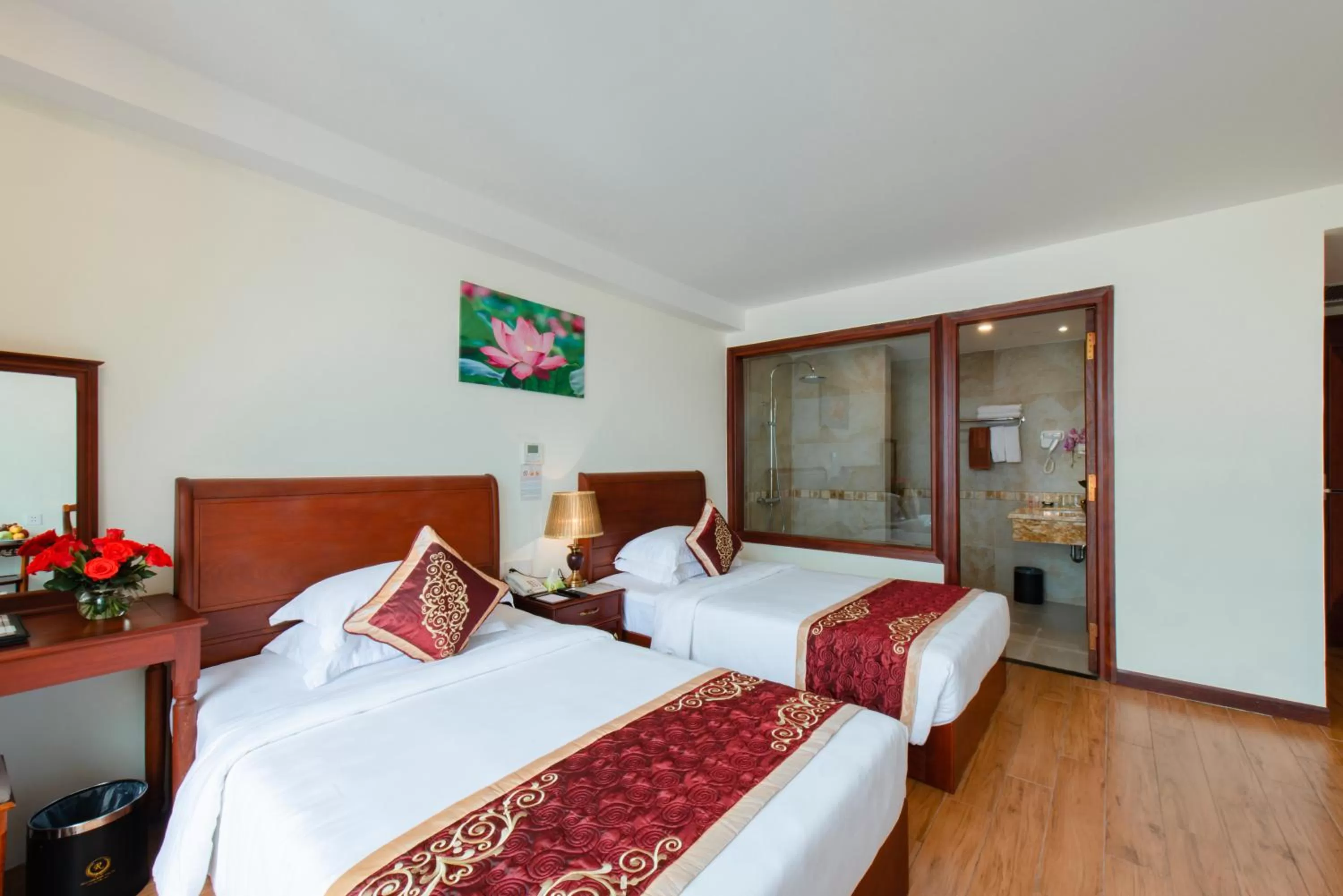 Photo of the whole room, Bed in Red Sun Nha Trang Hotel
