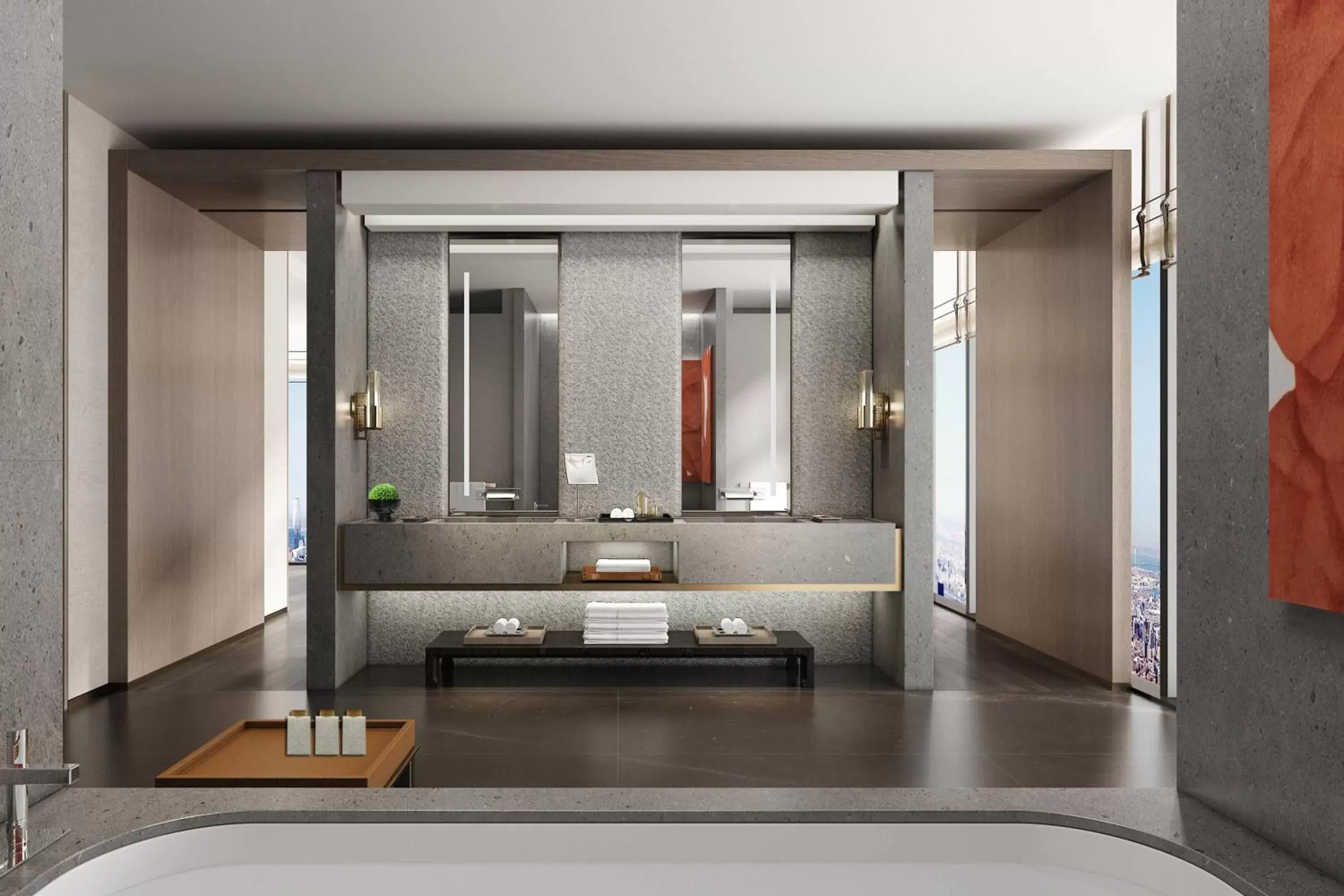 Bathroom in Courtyard by Marriott Luoyang