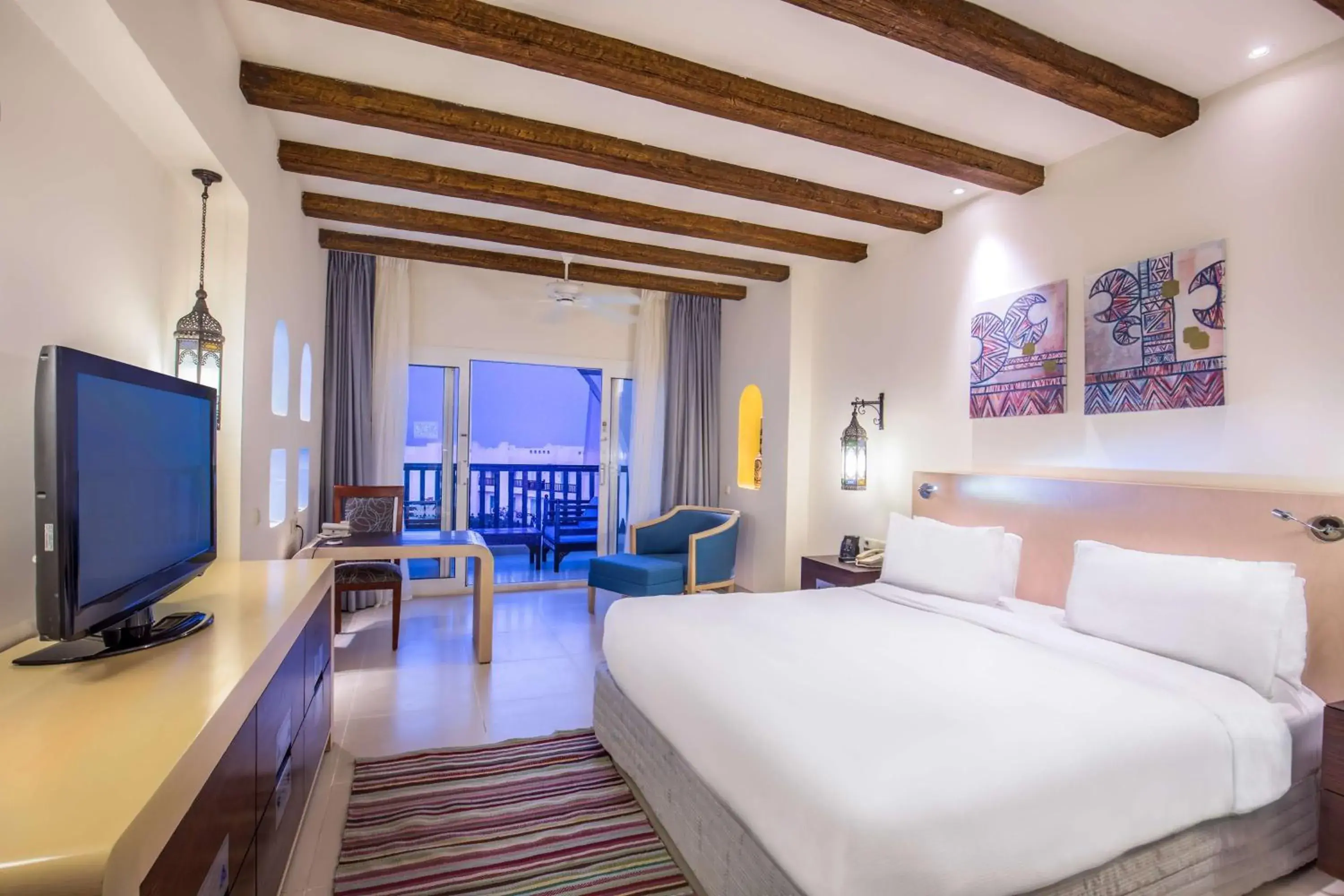 Bedroom in Hilton Marsa Alam Nubian Resort
