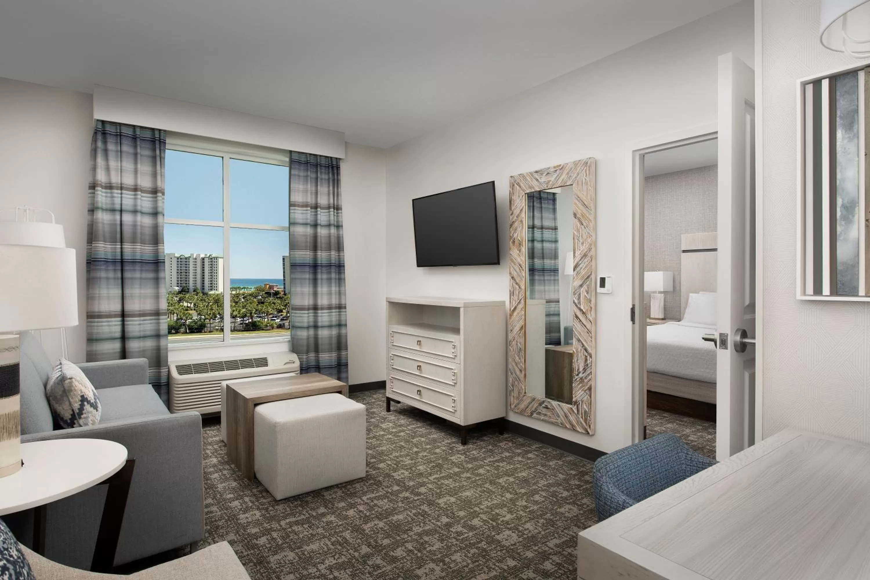 TV and multimedia, Bed in Homewood Suites By Hilton Destin