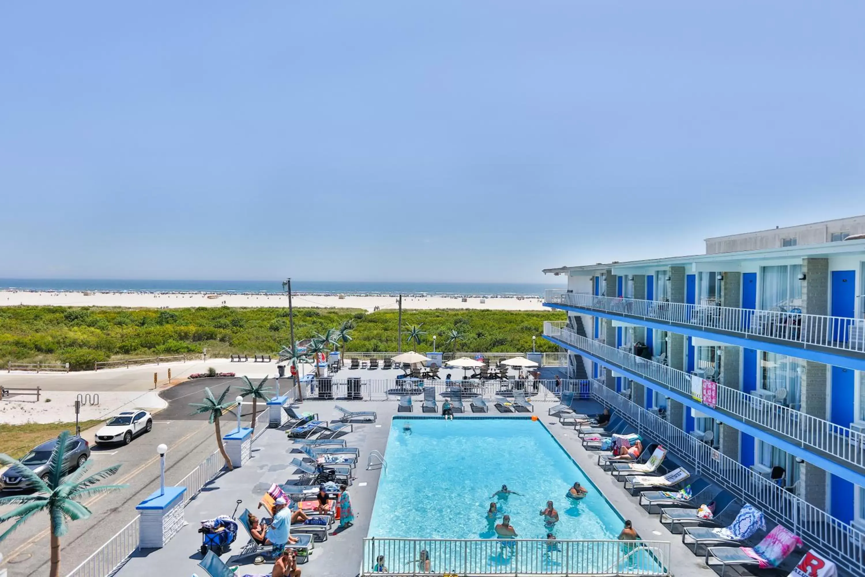 Pool View in Olympic Island Beach Resort