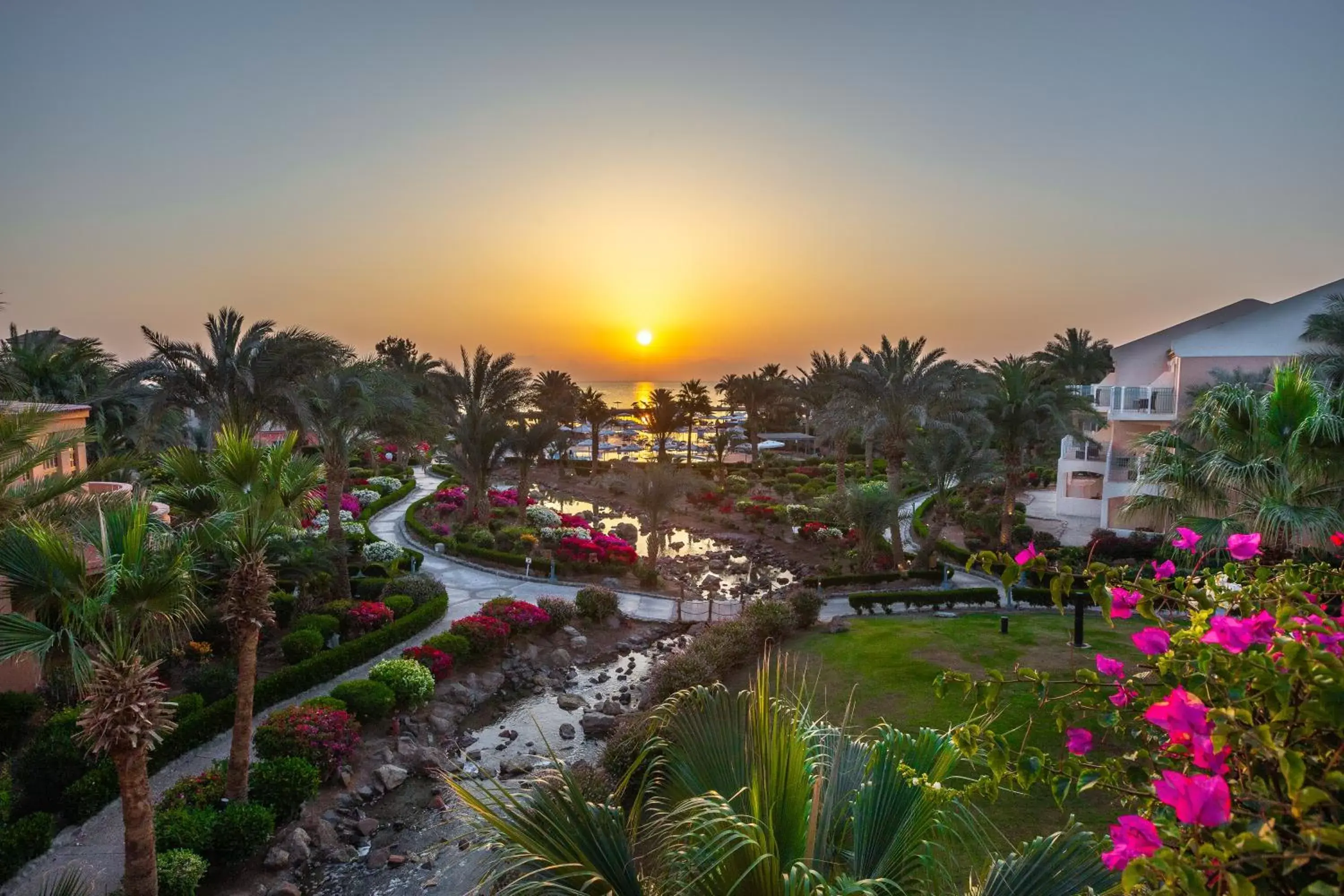 Sunrise in Movenpick Resort & Spa El Gouna