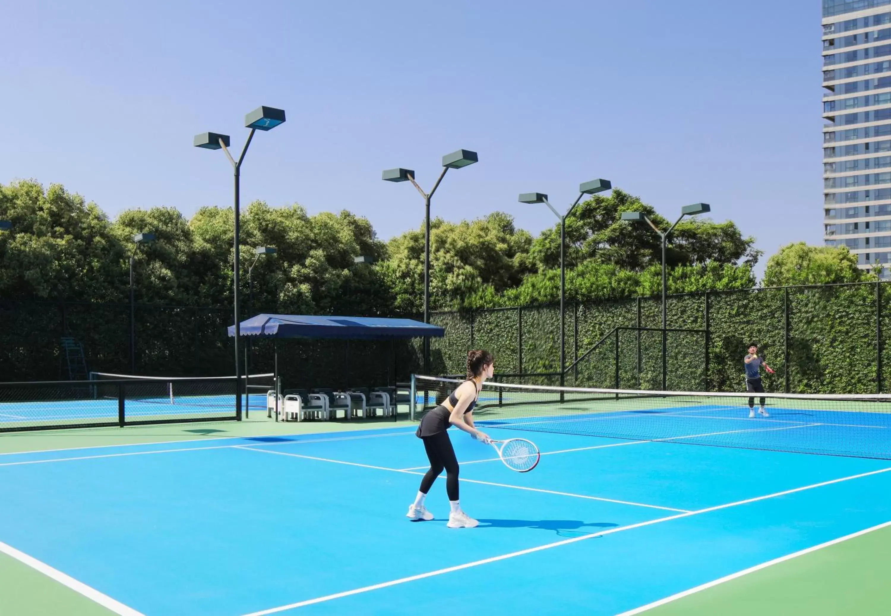 Tennis court, Other Activities in Pan Pacific Serviced Suites Ningbo