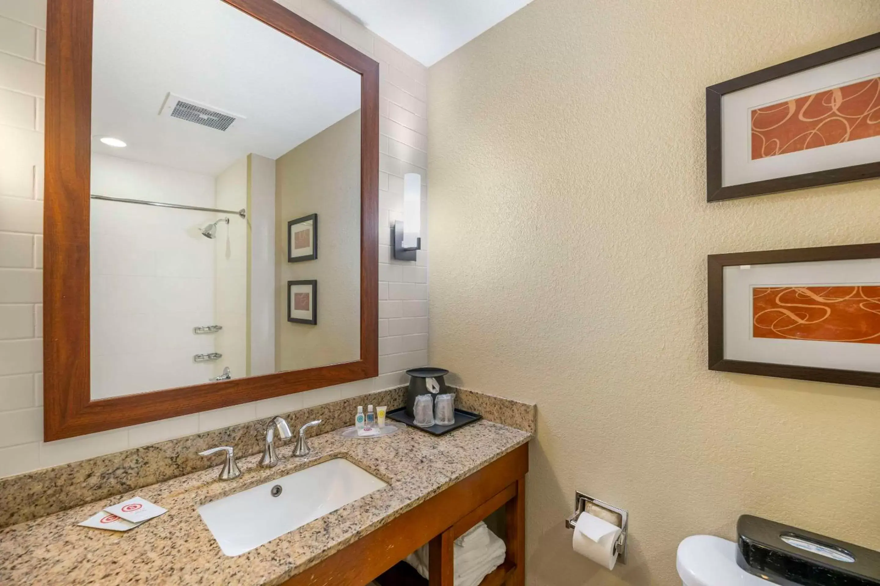 Bedroom, Bathroom in Comfort Suites Carlsbad