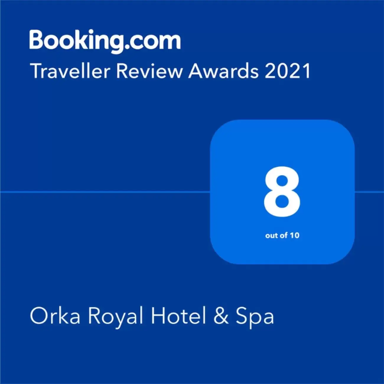Certificate/Award, Logo/Certificate/Sign/Award in Orka Royal Hotel & Spa