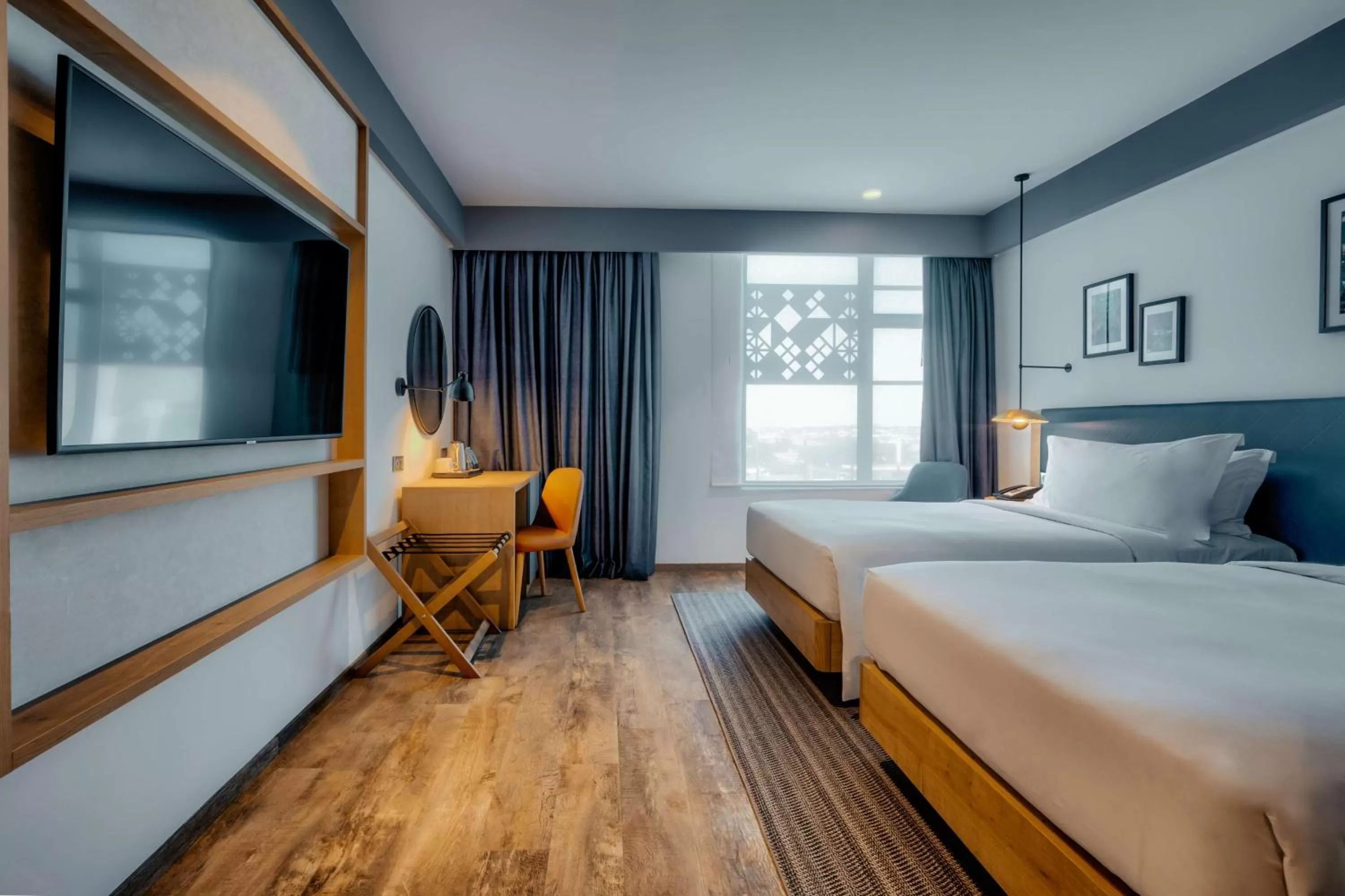 Bed in Hilton Garden Inn Casablanca Sud