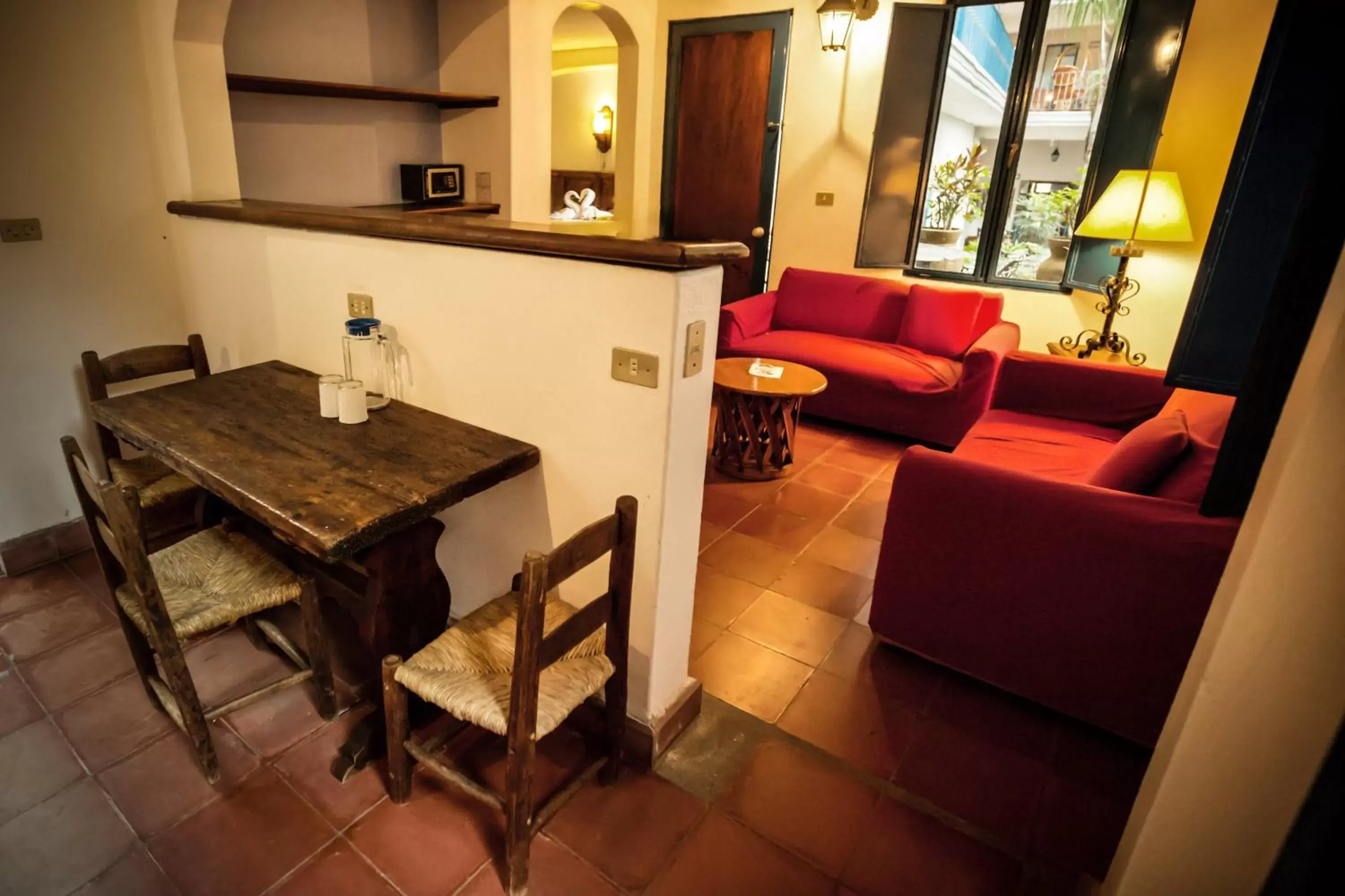 Living room in Posada del Cafeto