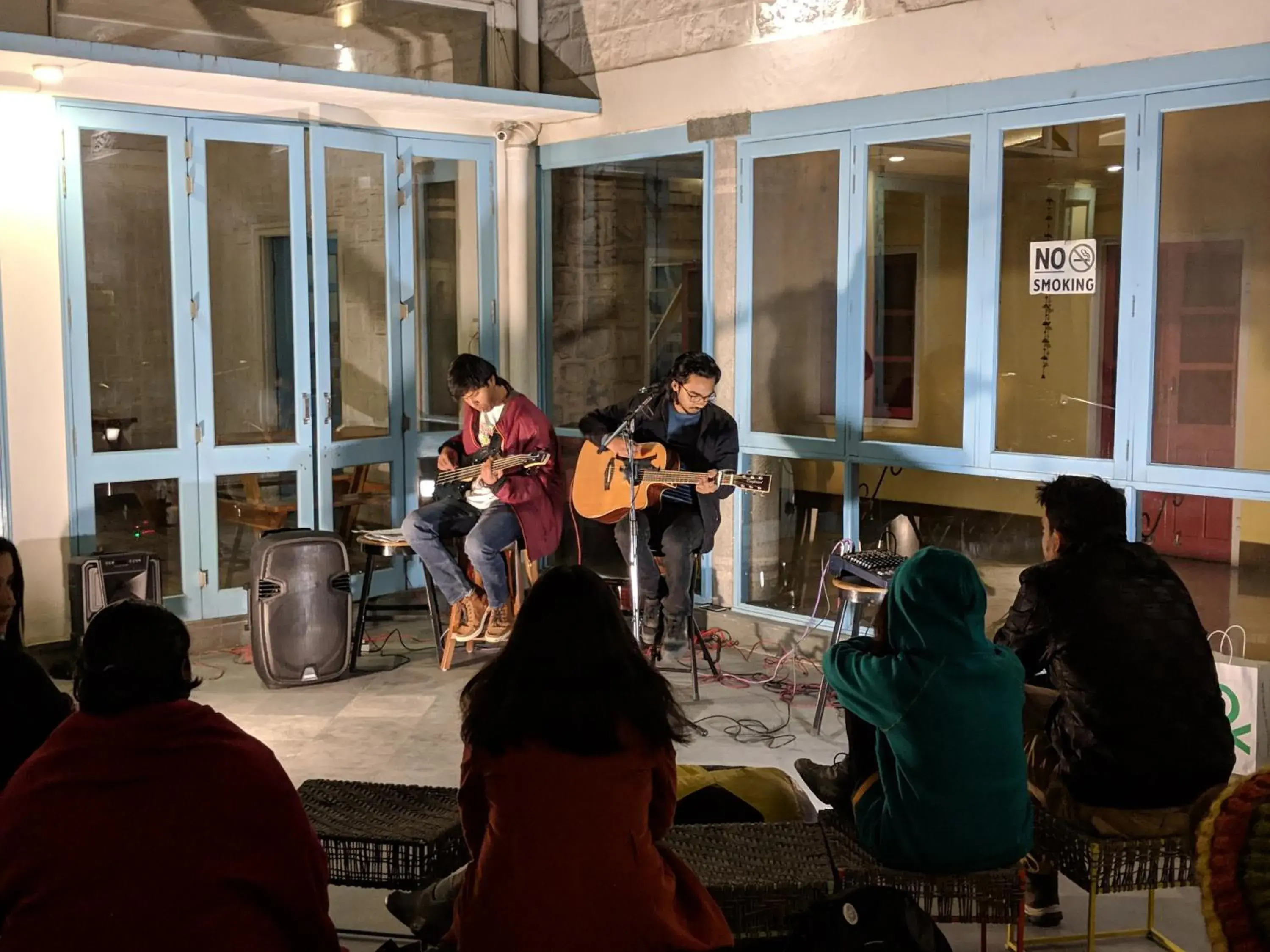 People in Jaipur Jantar Hostel