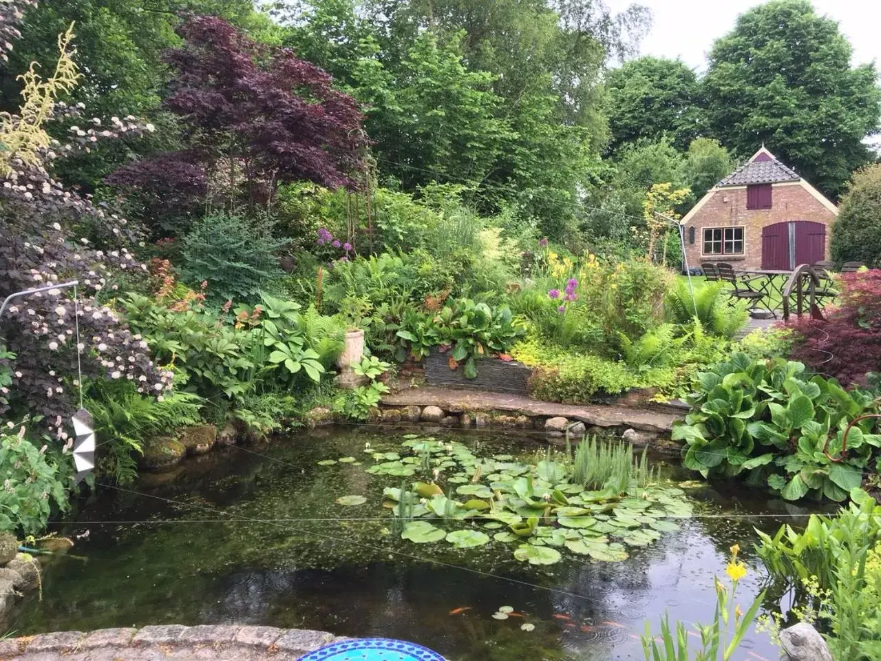 Garden, Property Building in De Wiede Blik