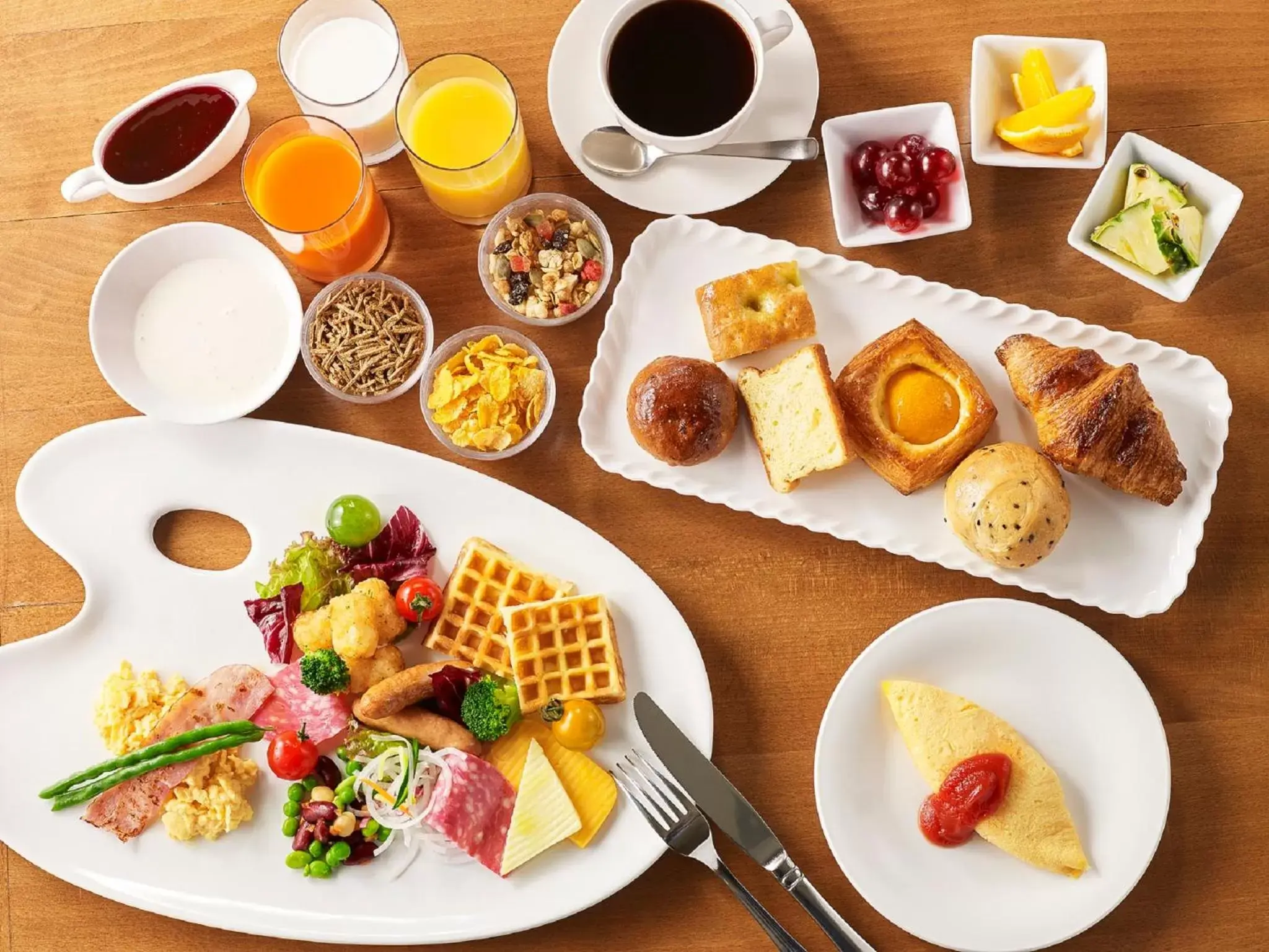 Buffet breakfast in Royal Pines Hotel Urawa