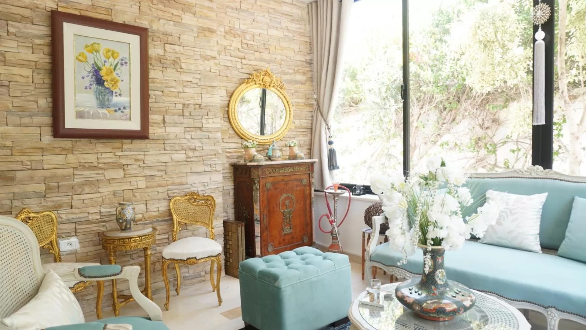 Living room, Bathroom in Dar Khereddine