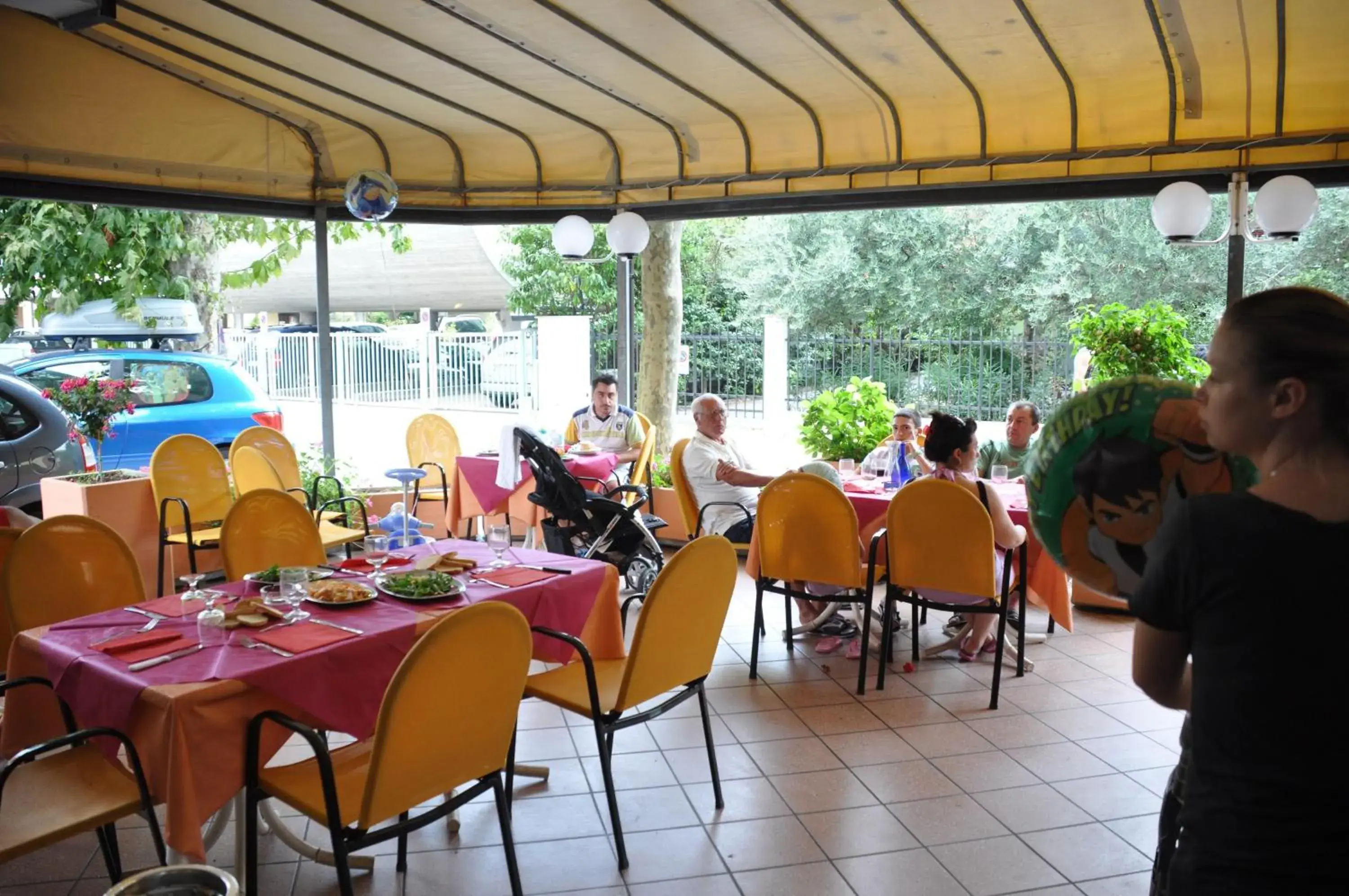 Balcony/Terrace, Restaurant/Places to Eat in Hotel Orchidea